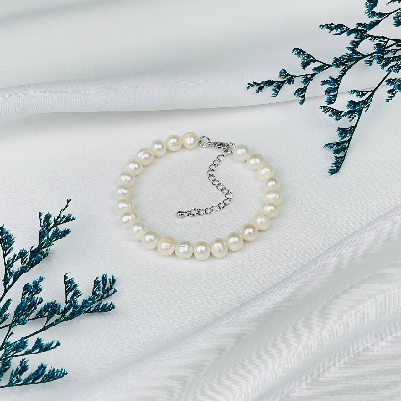 Радуга Самоцветов Браслет из Жемчуга