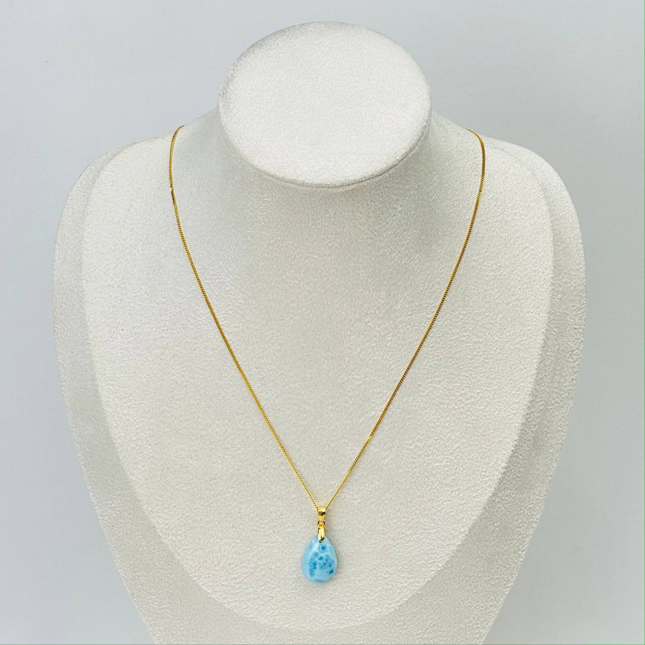 Радуга Самоцветов Кулон на цепочке из Ларимара