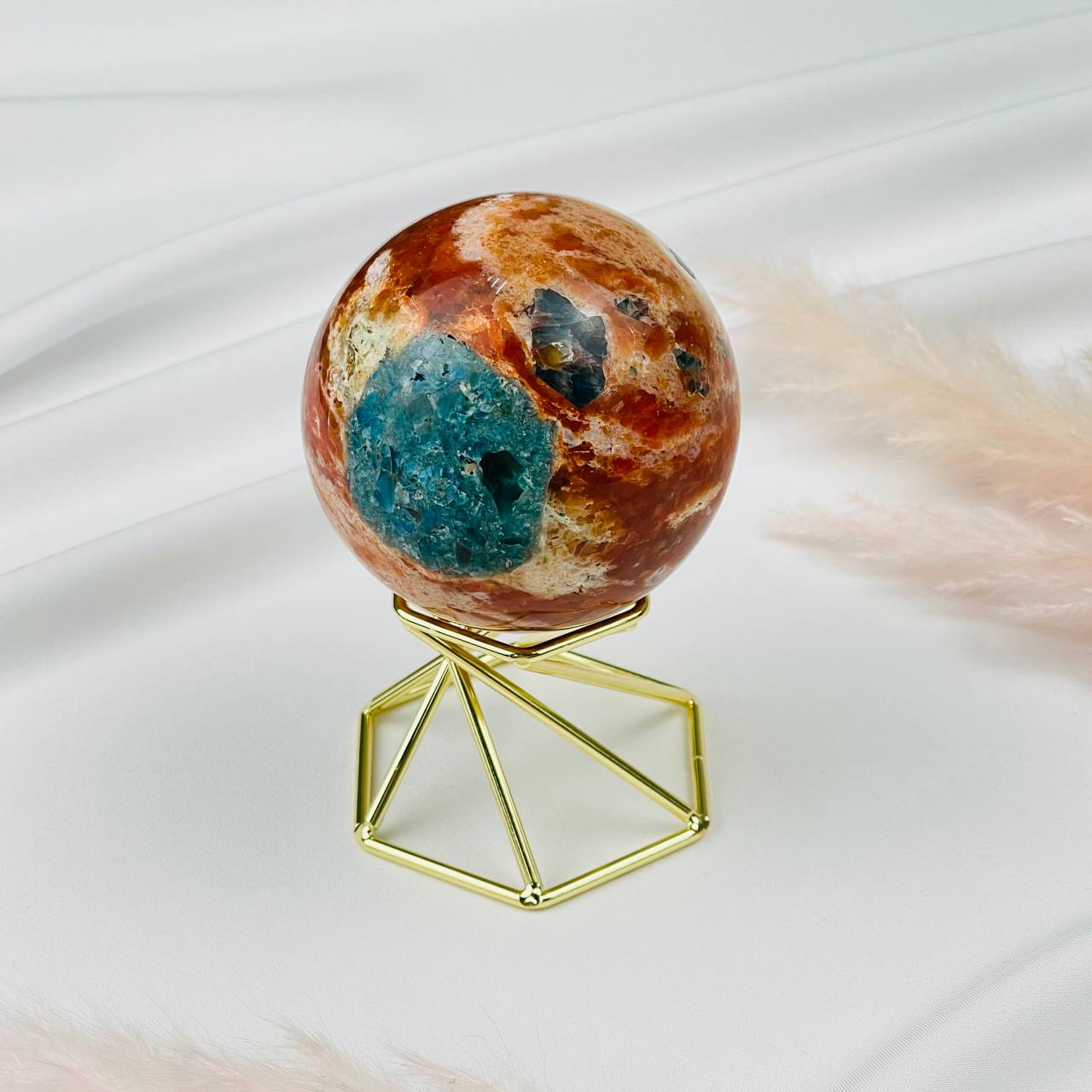 Радуга Самоцветов Шар из Солнечного камня