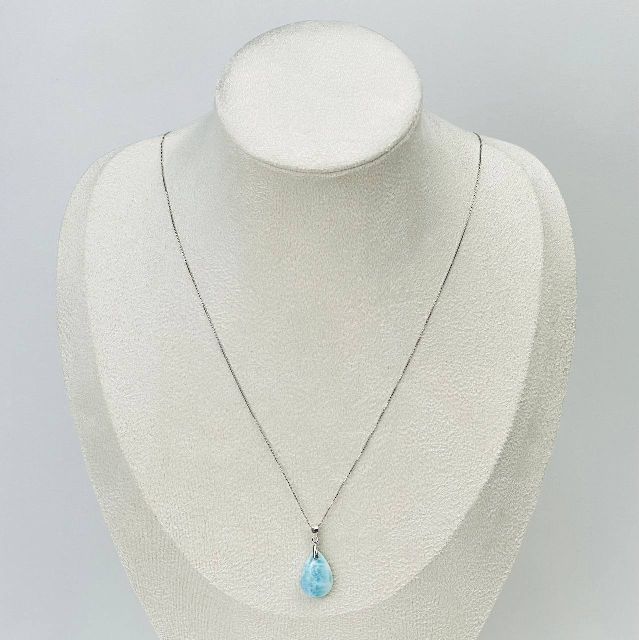 Радуга Самоцветов Кулон на цепочке из Ларимара