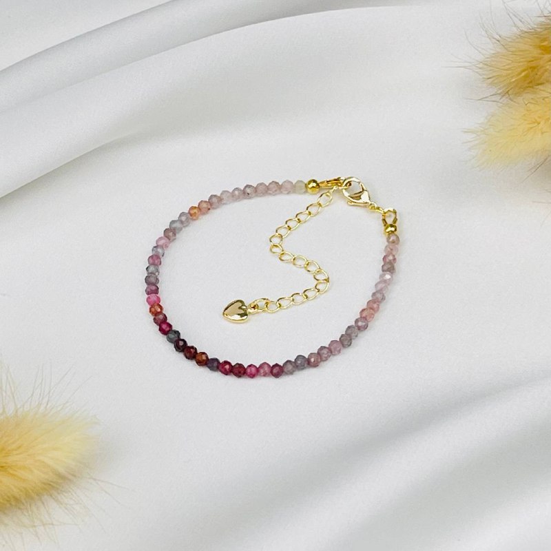 Радуга Самоцветов Браслет из Шпинели микс (градиент)