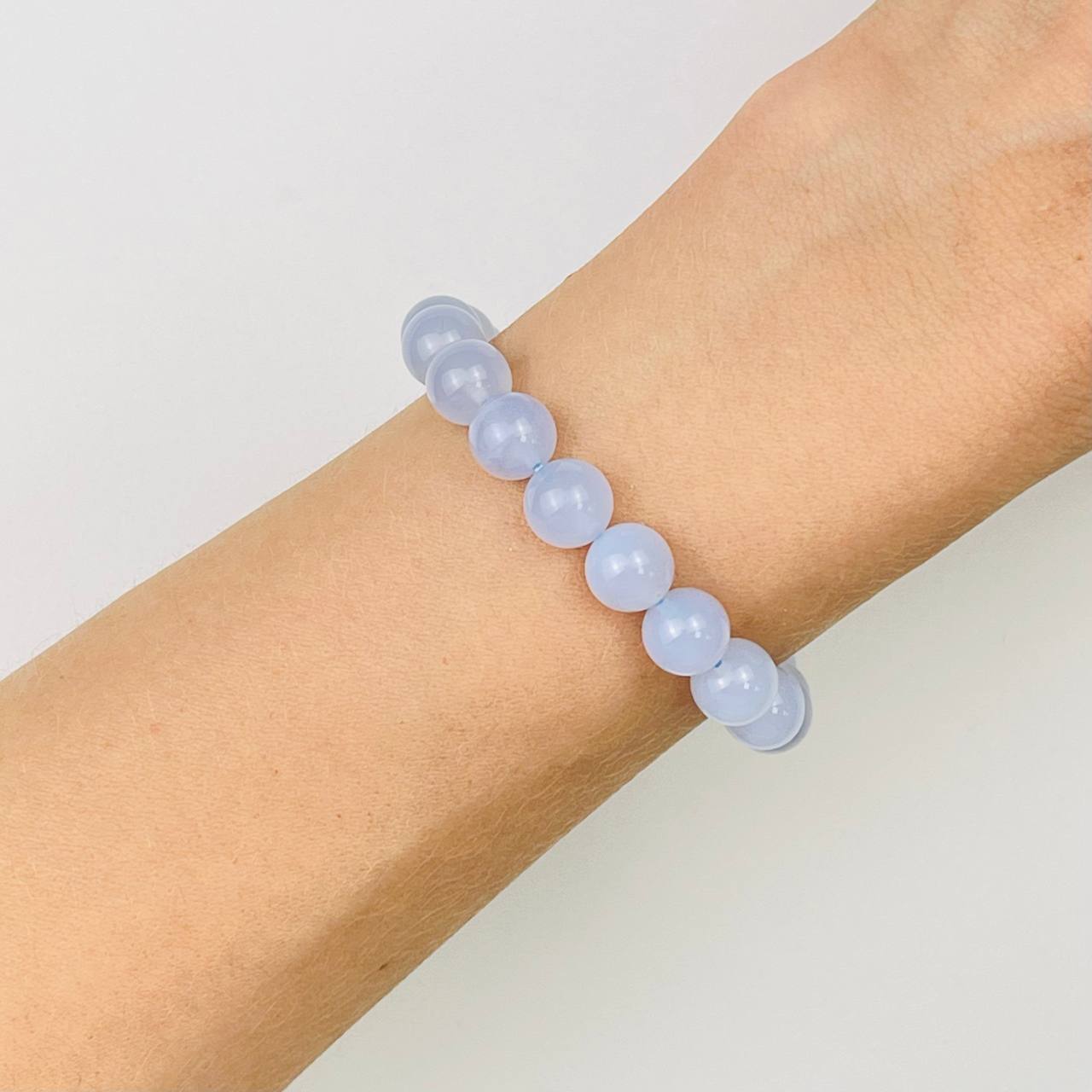 Радуга Самоцветов Браслет из голубого Халцедона