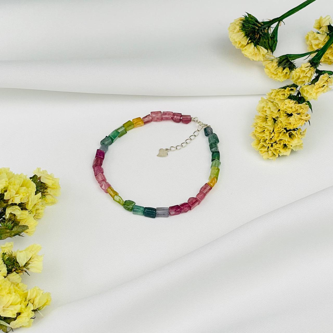 Радуга Самоцветов Браслет из Турмалина микс