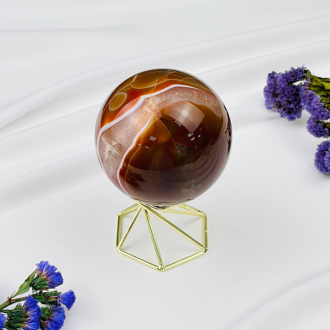 Радуга Самоцветов Шар из Сардоникса