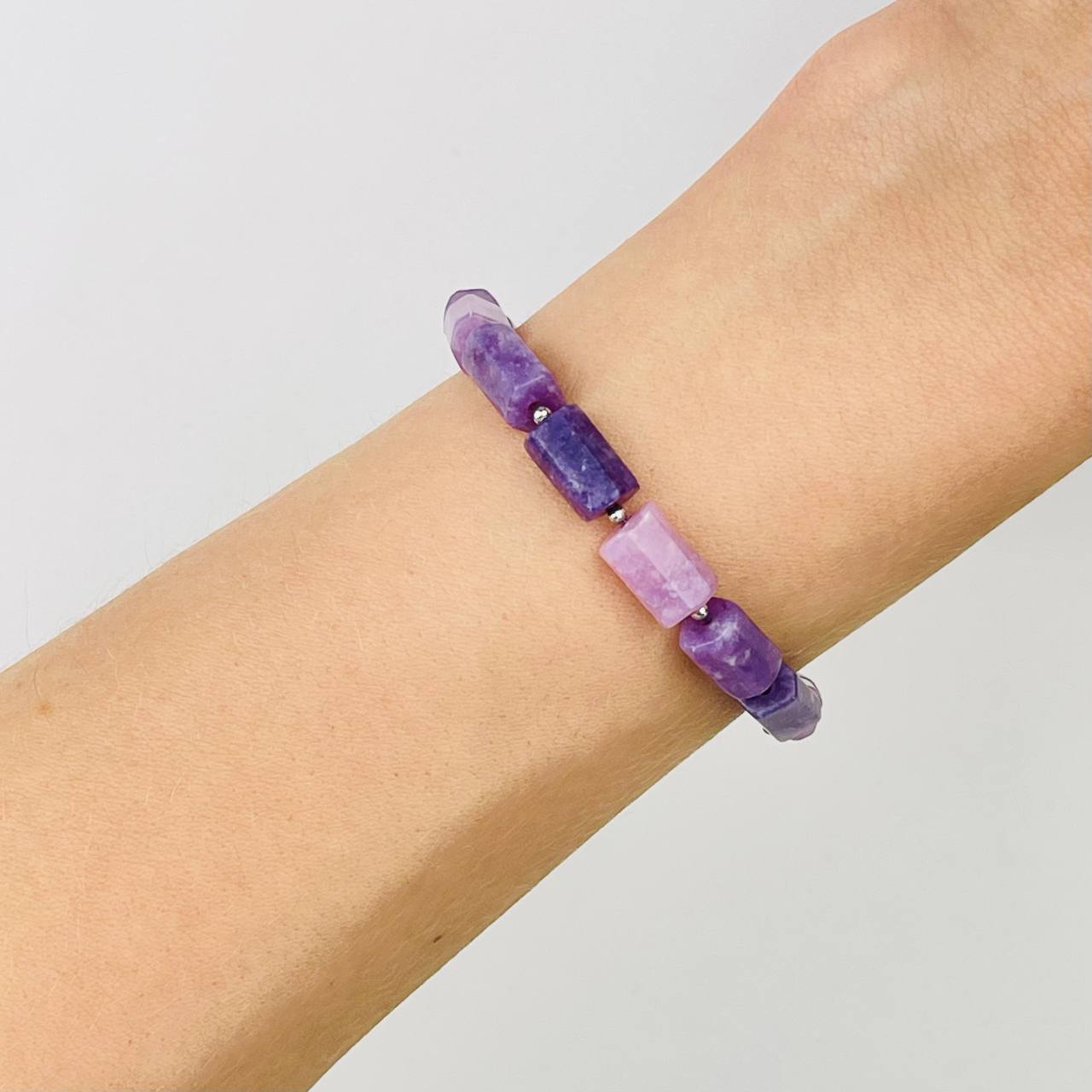 Радуга Самоцветов Браслет из Лепидолита