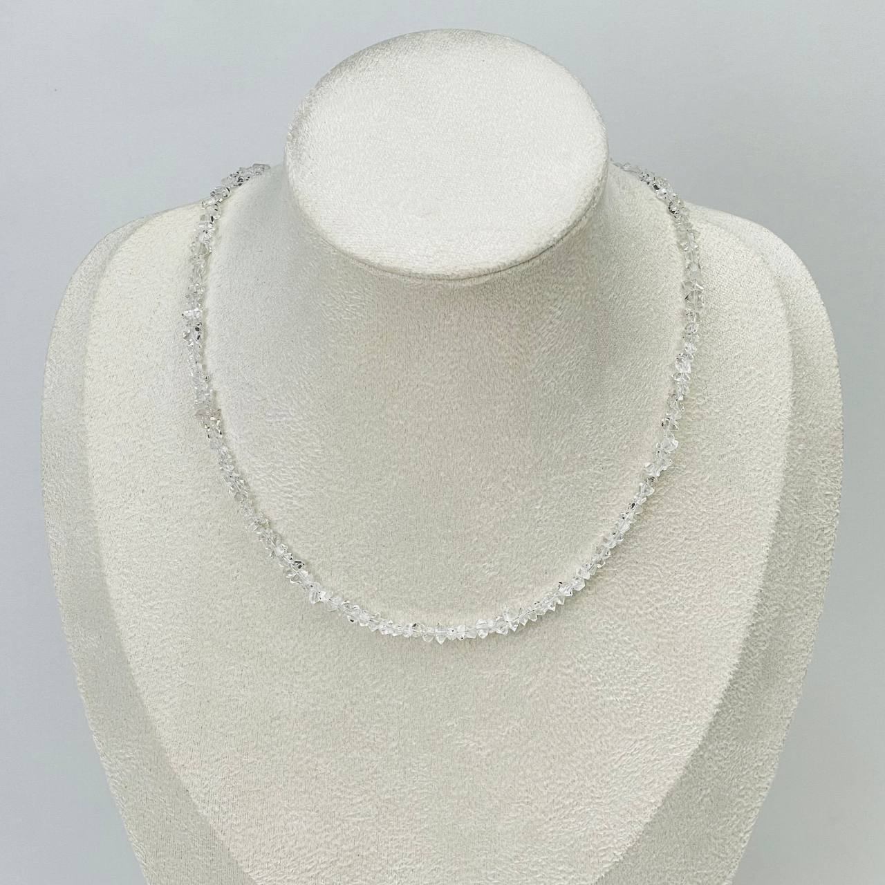 Радуга Самоцветов Колье из Херкимерского кварца