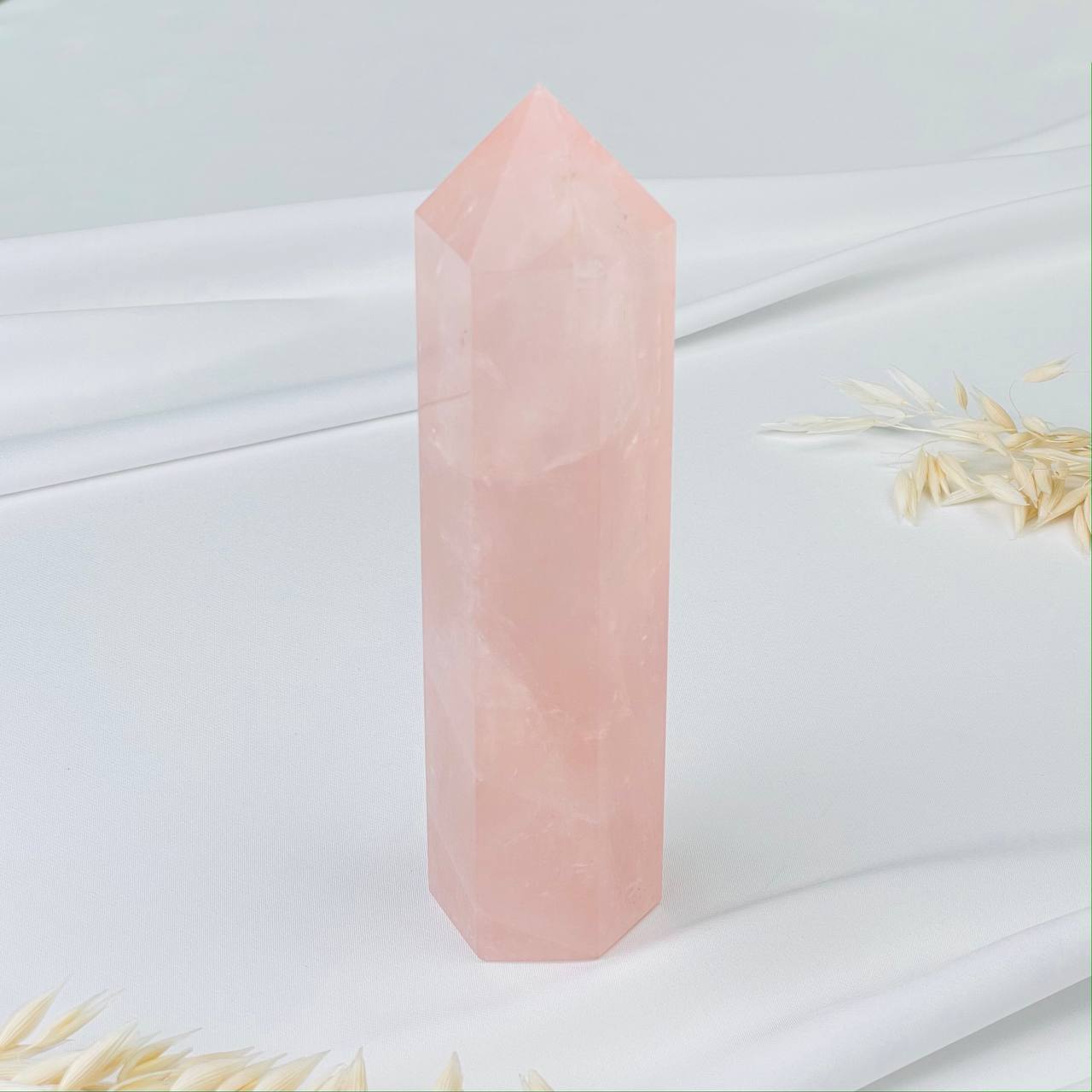 Радуга Самоцветов Кристалл из Розового кварца