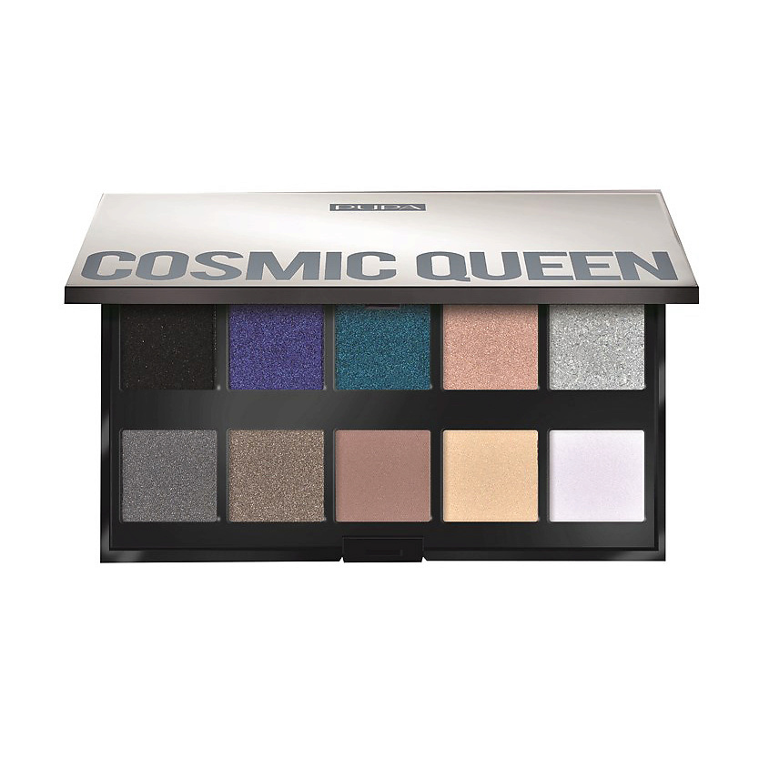 PUPA Палетка теней MAKE UP STORIES, № 004 Cosmic Queen, 18 г. Тестер-вставка