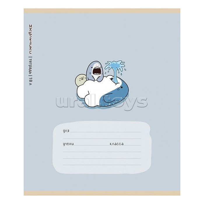 Тетрадь 18л. клетка А5 скрепка S