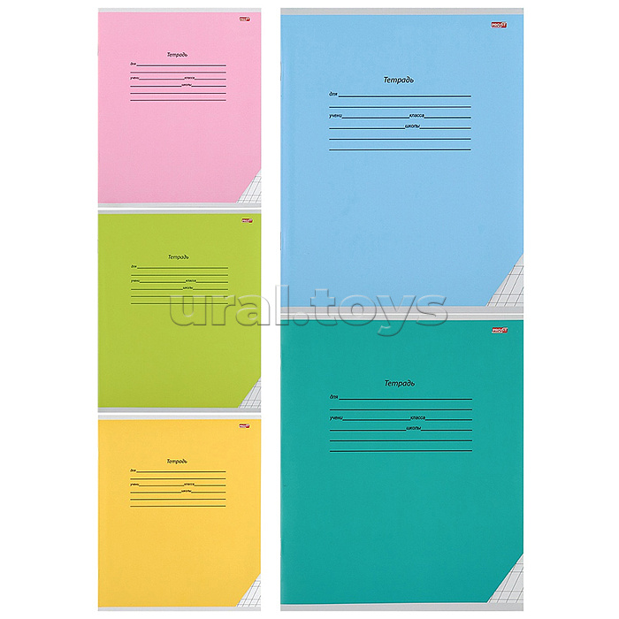 Тетрадь 12л. частая косая линия