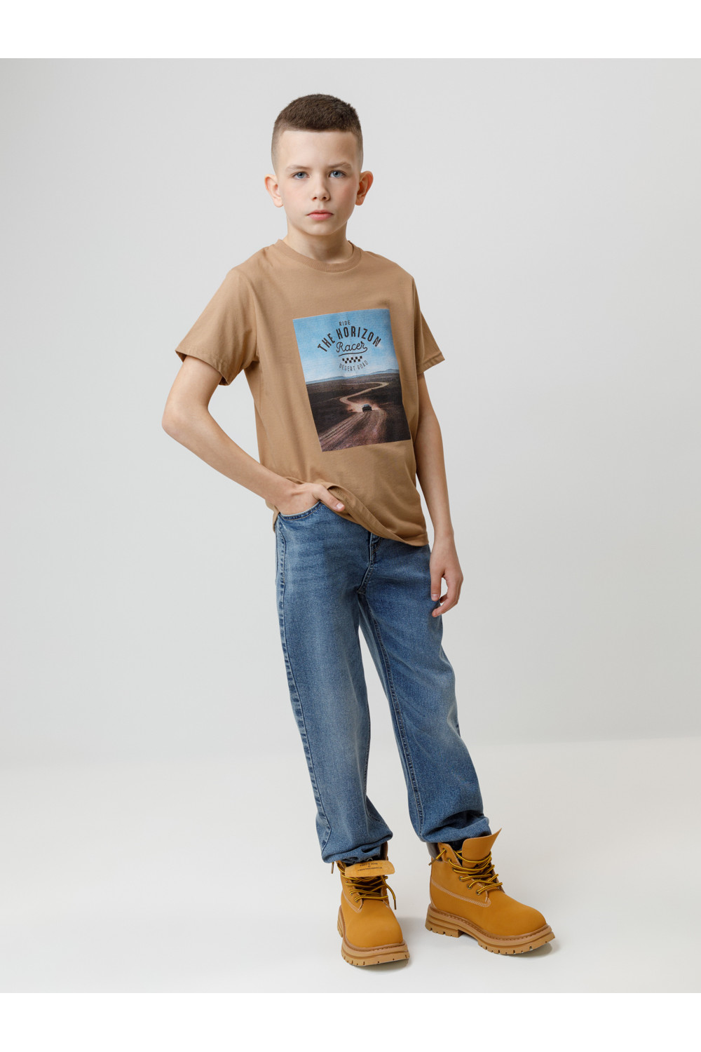 Crockid Фуфайка КР 302840 коричневый 1038 к586 Crockid
