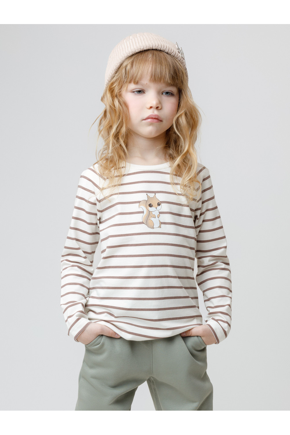 Crockid Лонгслив КР 302901 молочный 1005 Н020.2 к663 Crockid