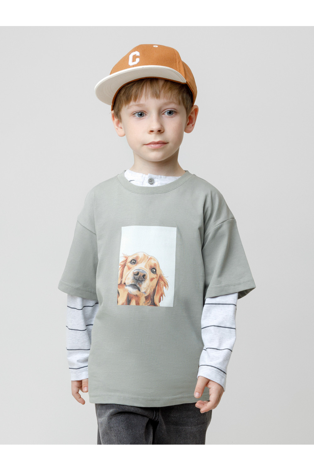 Crоckid Фуфайка КР 302915 оливковый 0209 к642 Crоckid