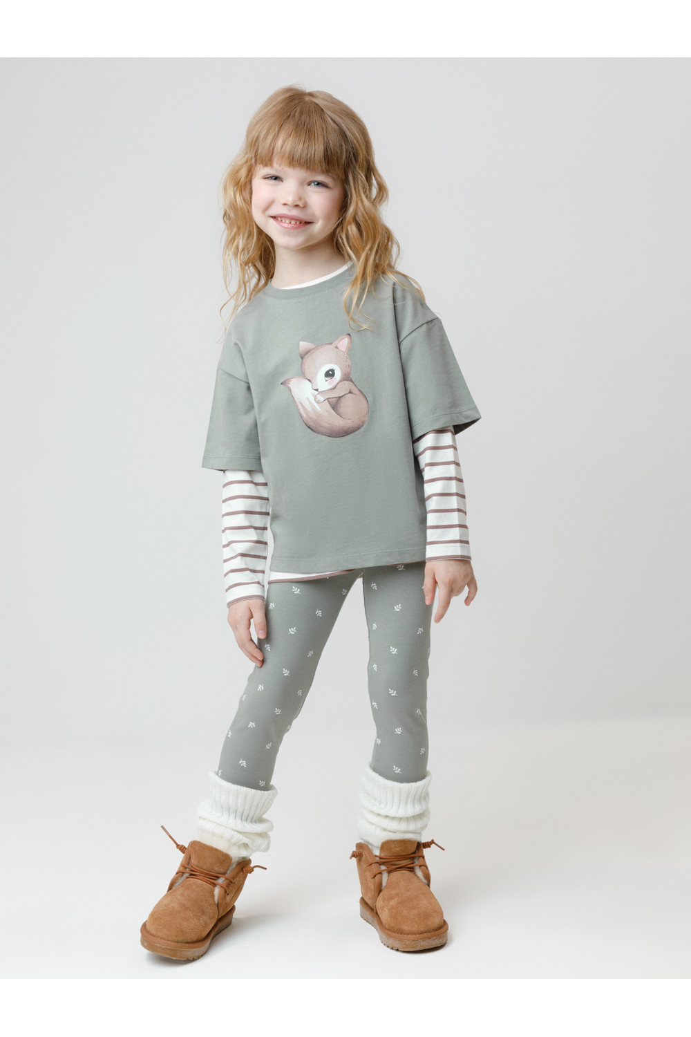 Crockid Фуфайка КР 302902 хаки 6206 к663 Crockid