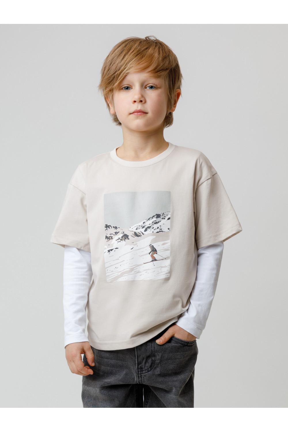 Crockid Фуфайка КР 302799 бежевый к624 Crockid