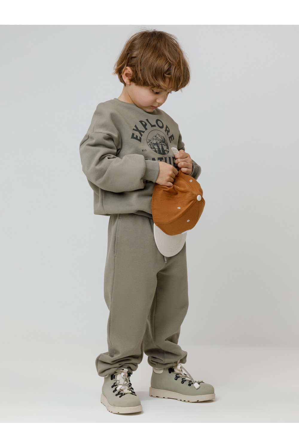 Crockid Джемпер КР 302782 темно-оливковый к652 Crockid