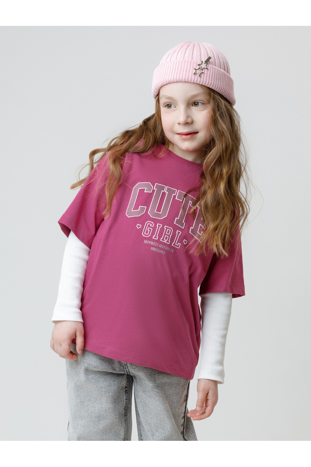 Crockid Фуфайка КР 302877 сливовый 1818 к645 Crockid