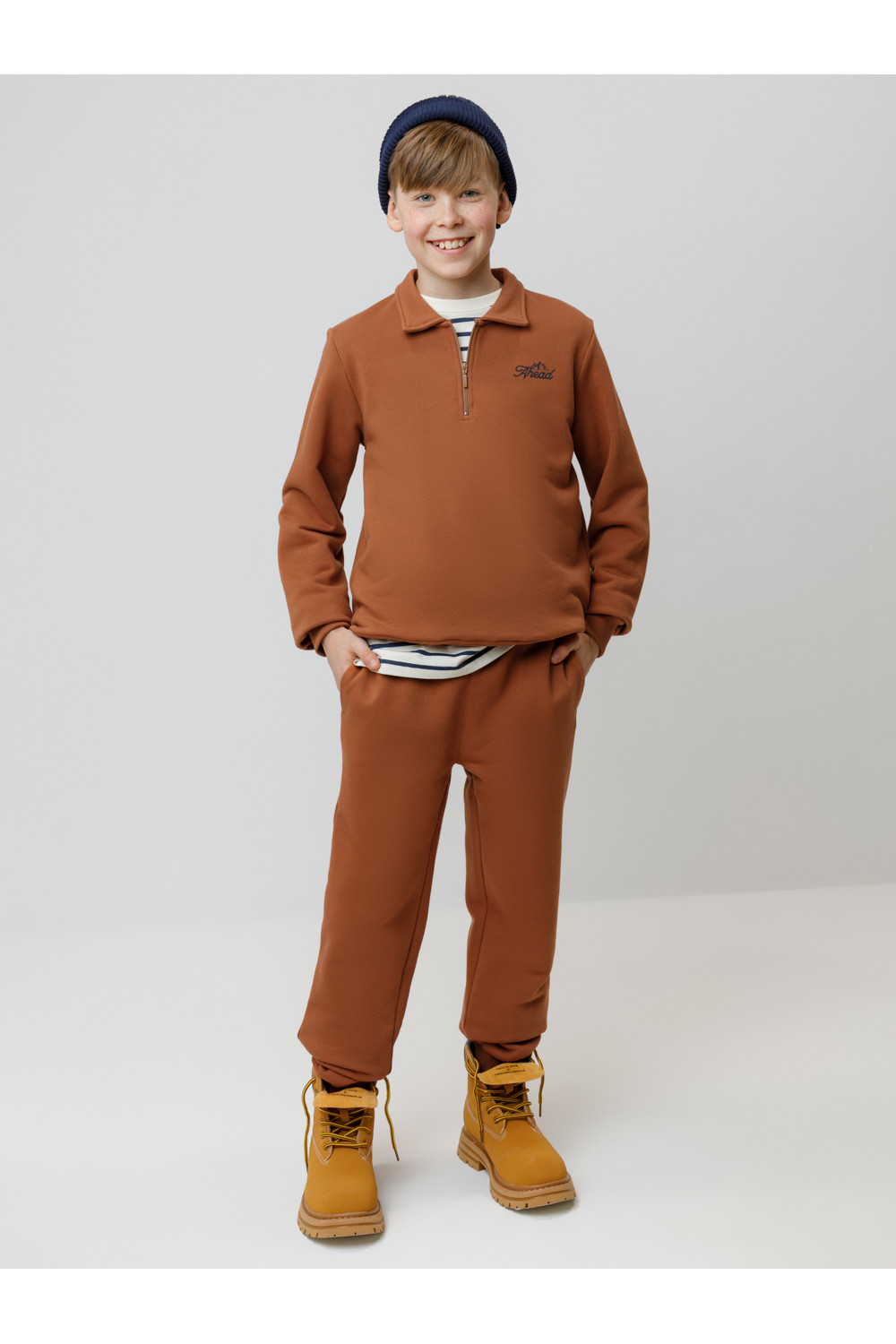 Crockid Брюки КР 400837 ореховый к622 Crockid