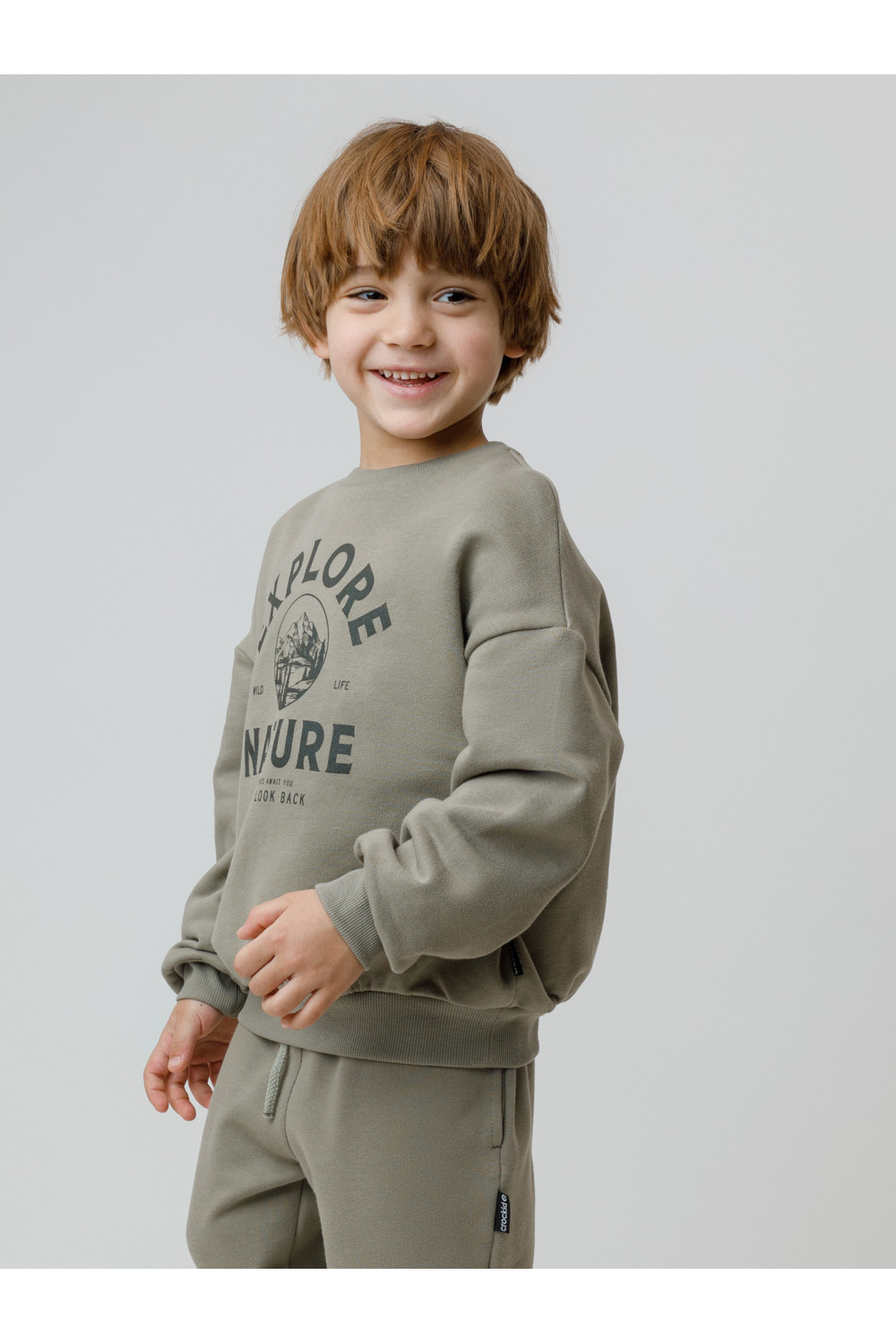 Crоckid Джемпер КР 302782 темно-оливковый к652 Crоckid