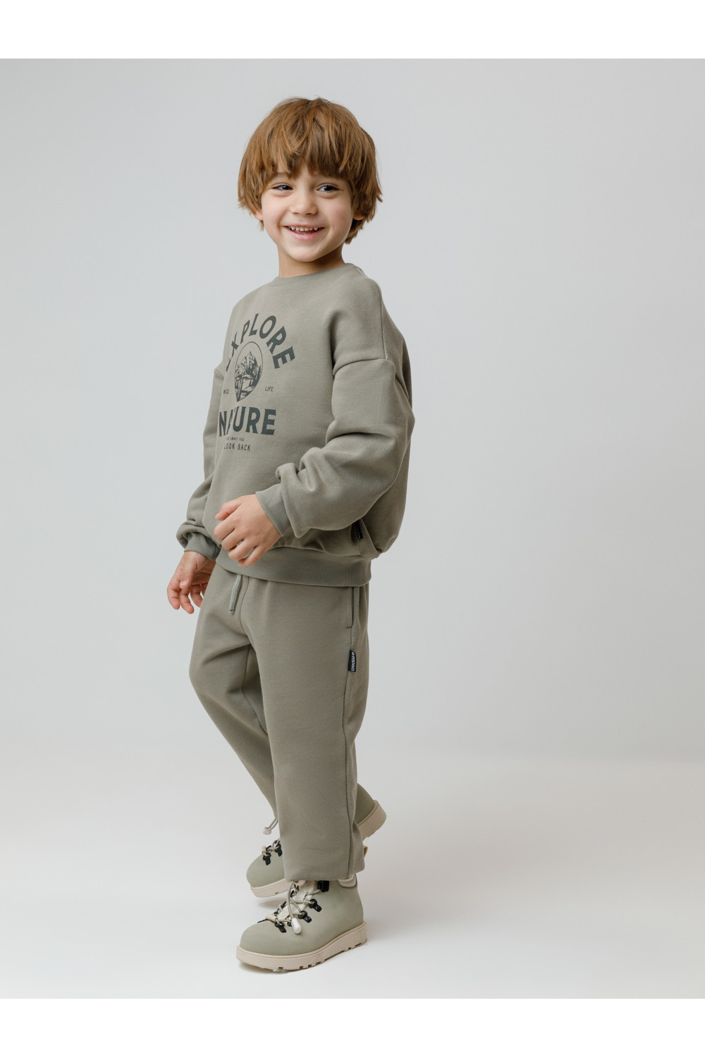 Crockid Брюки КР 400830 темно-оливковый к652 Crockid