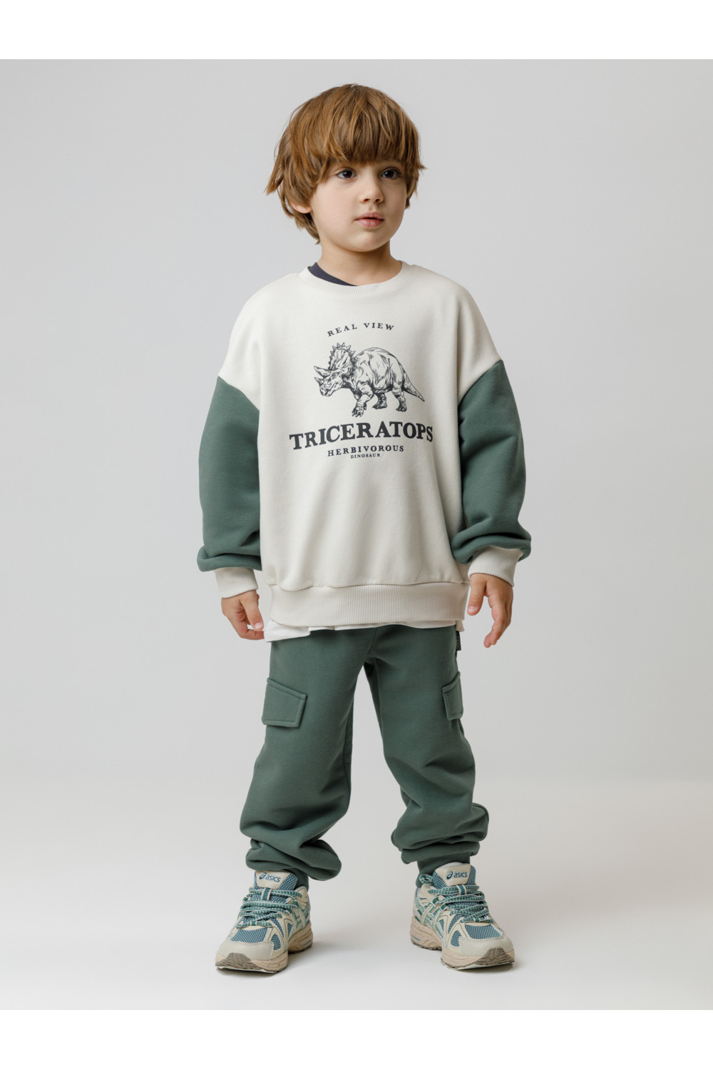 Crockid Брюки КР 400861 темно-зеленый 5611 к606 Crockid