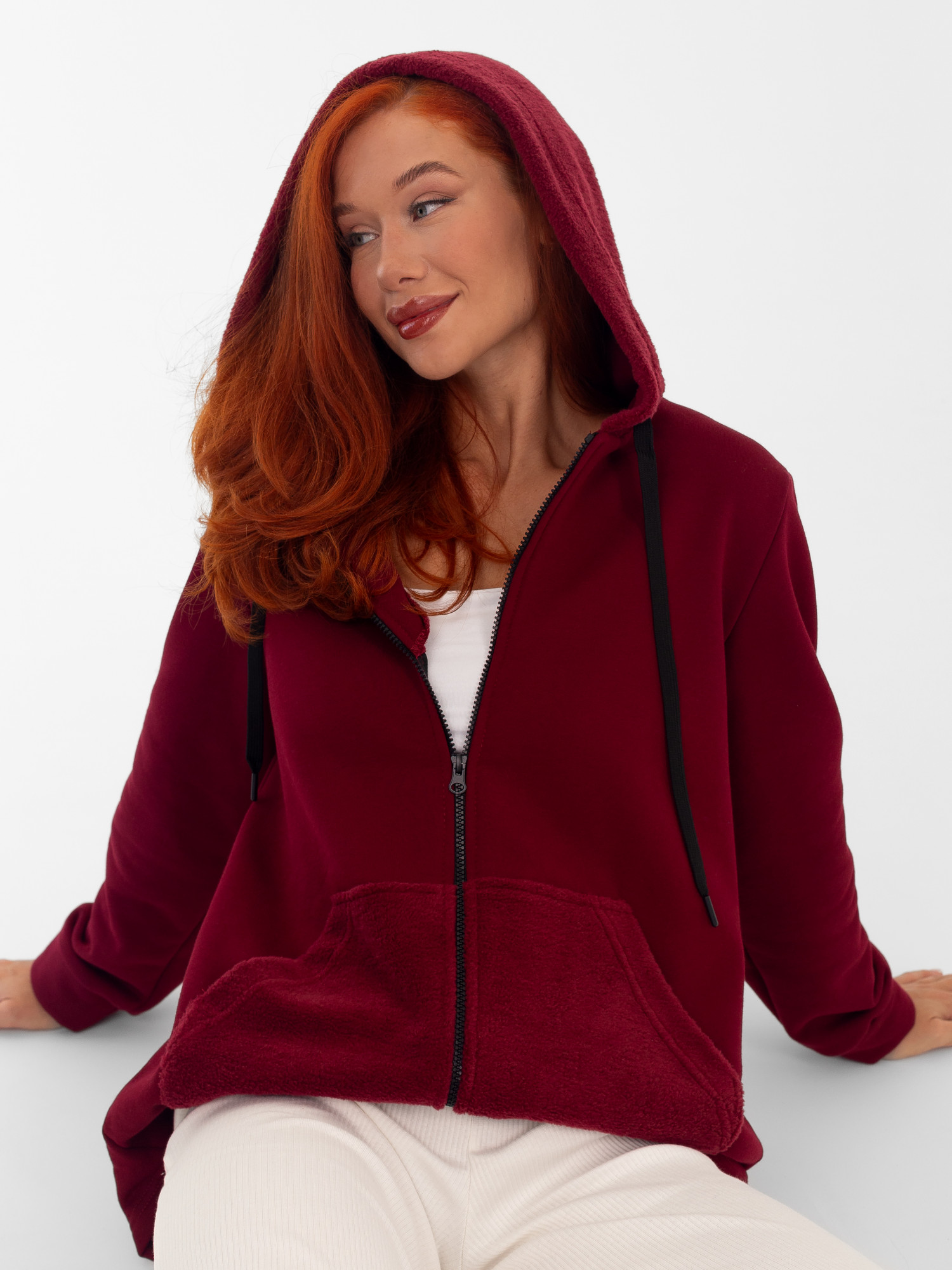 Толстовка женская футер начес 3-х нитка