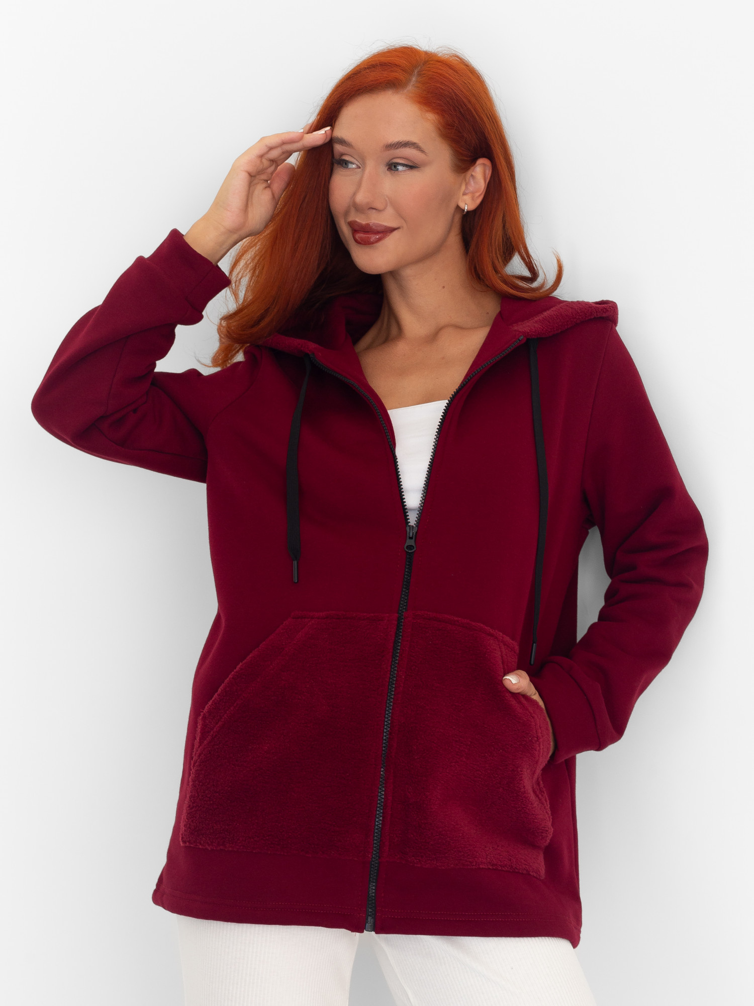 Толстовка женская футер начес 3-х нитка