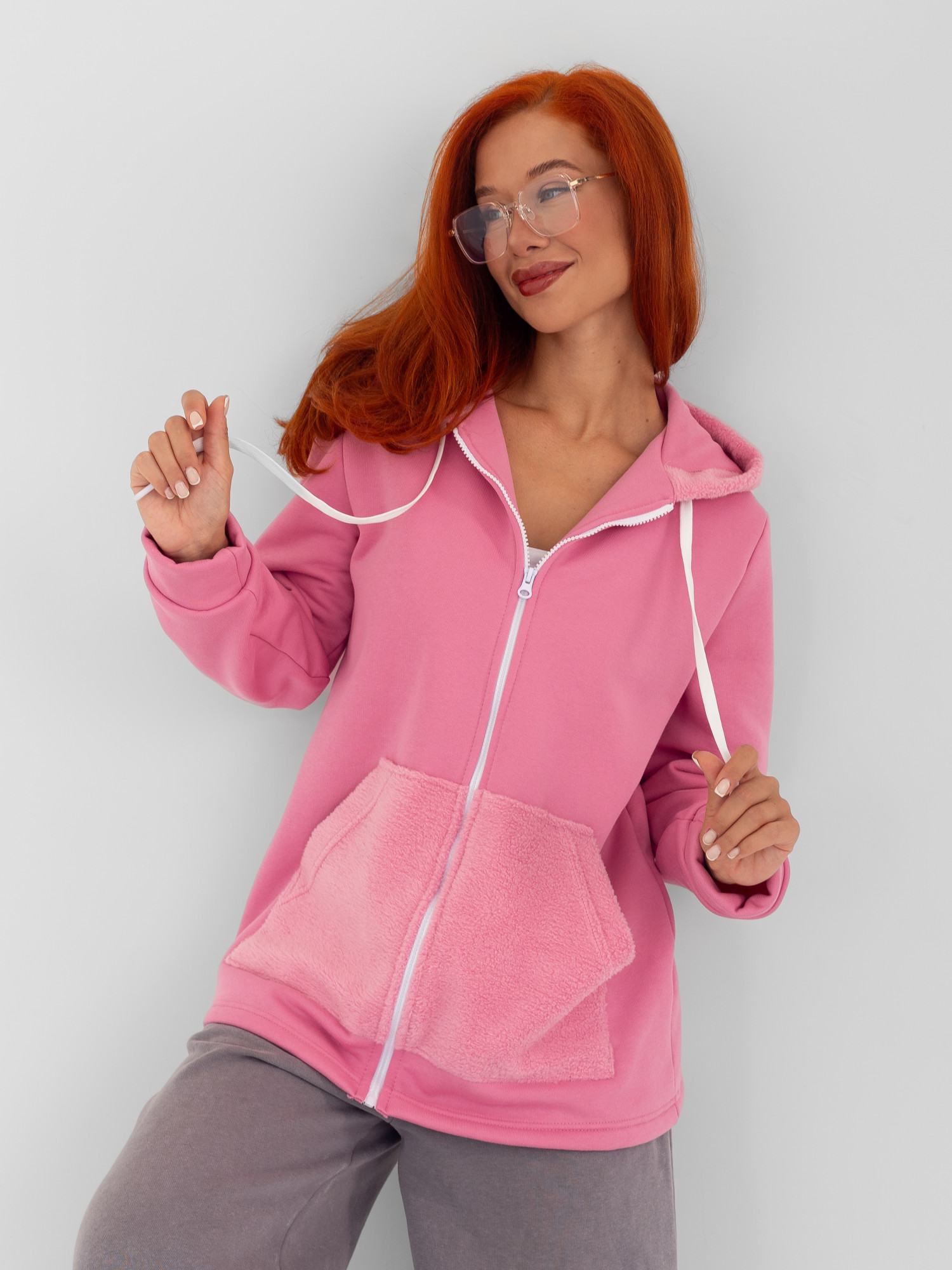 Толстовка женская футер начес 3-х нитка