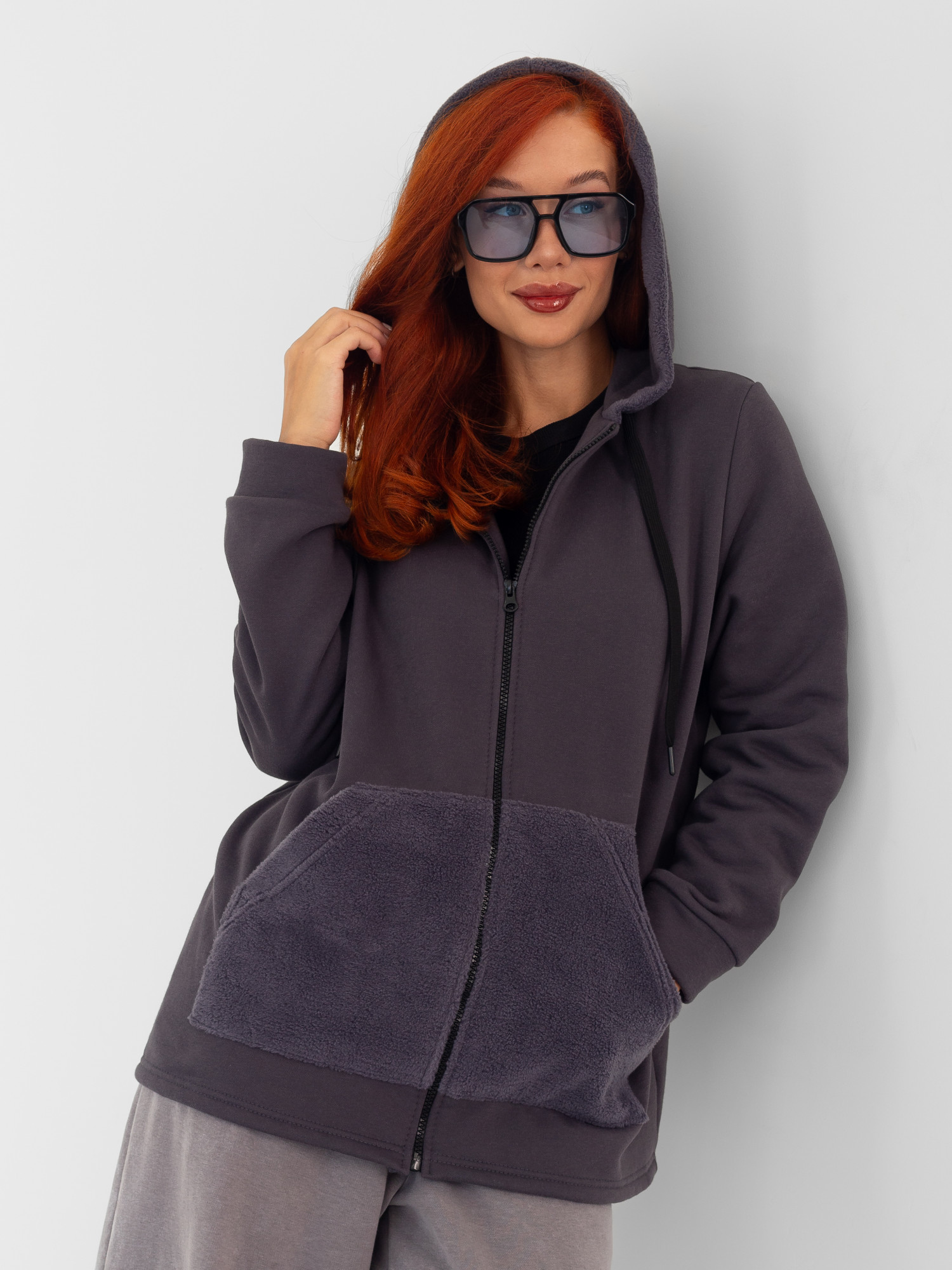 Толстовка женская футер начес 3-х нитка