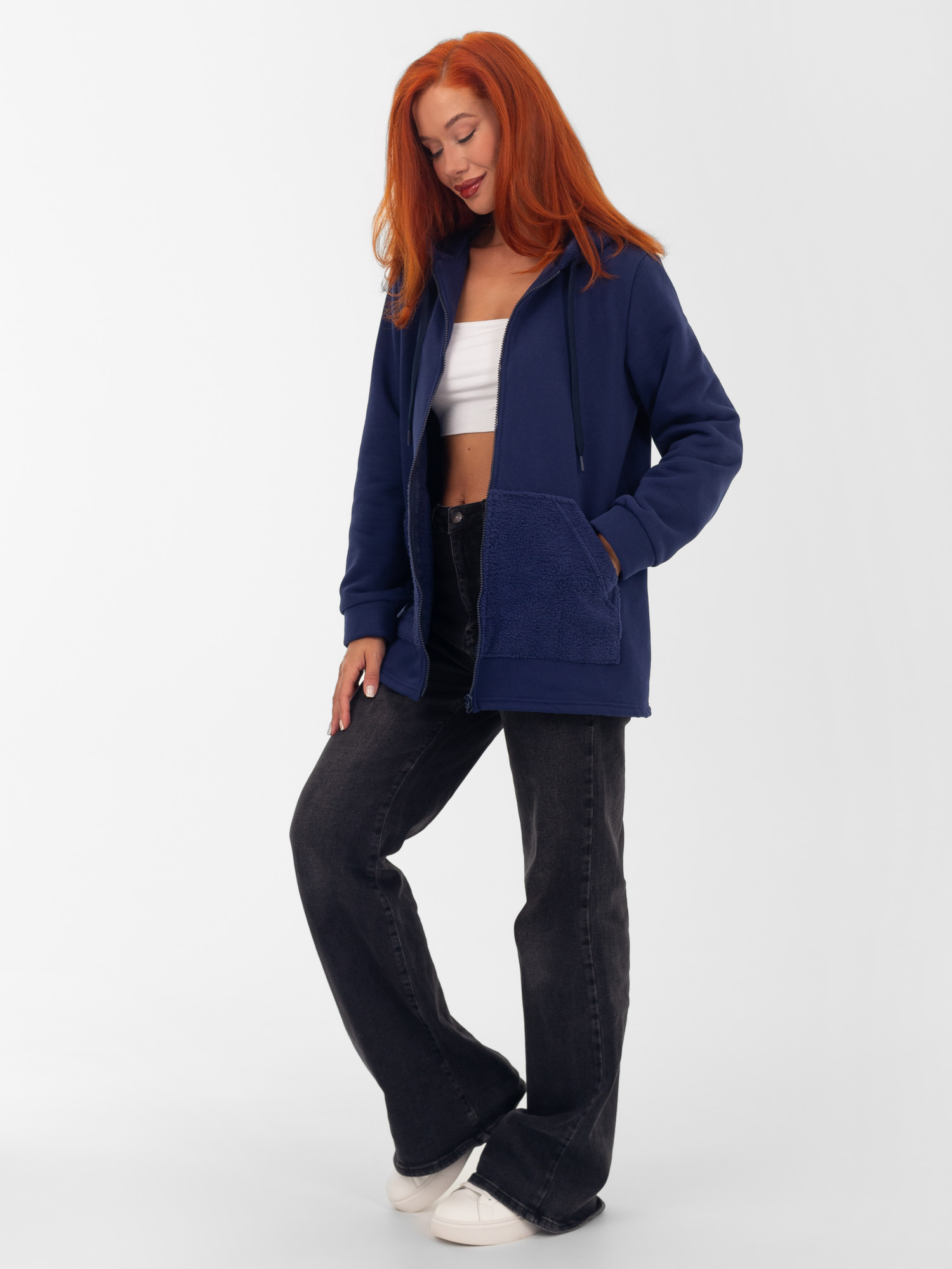 Толстовка женская футер начес 3-х нитка