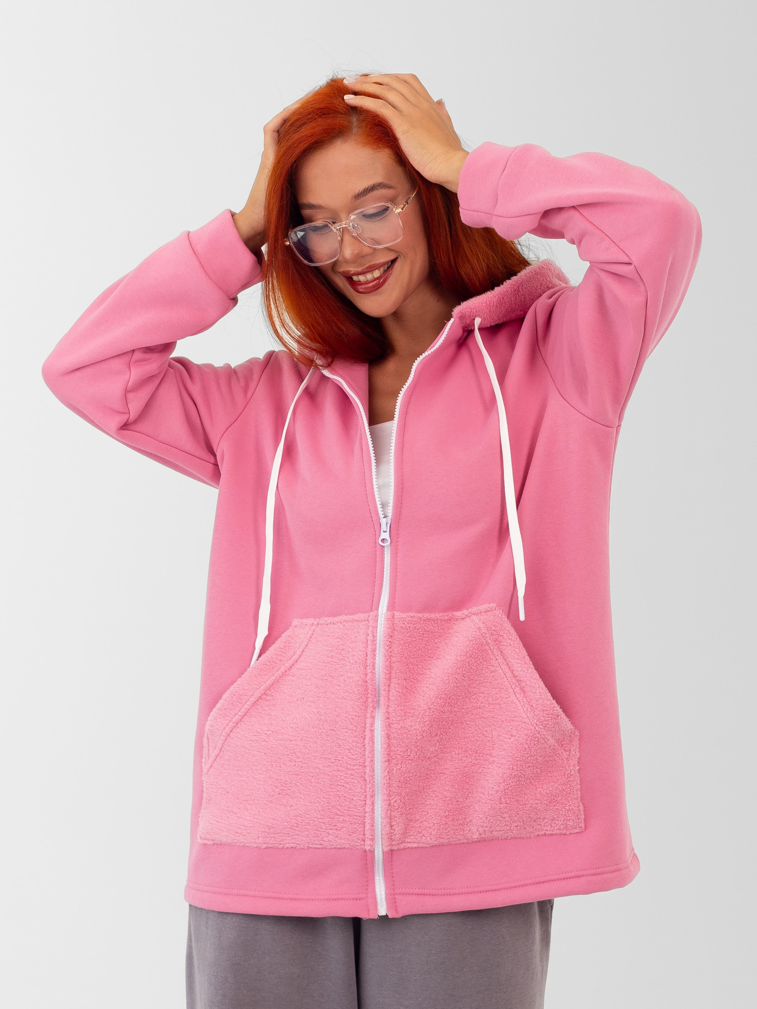 Толстовка женская футер начес 3-х нитка