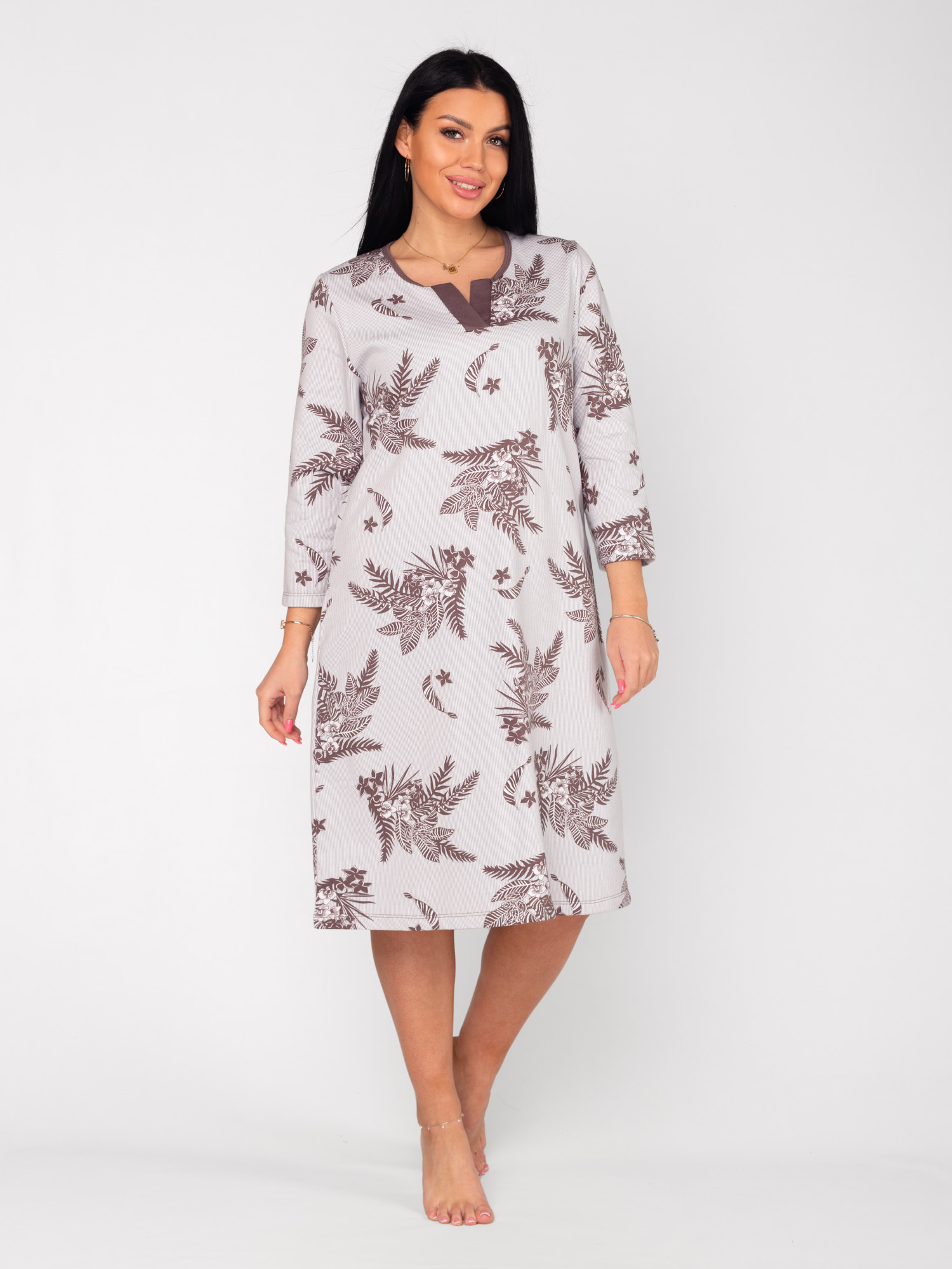 Ночная сорочка женская футер начёс