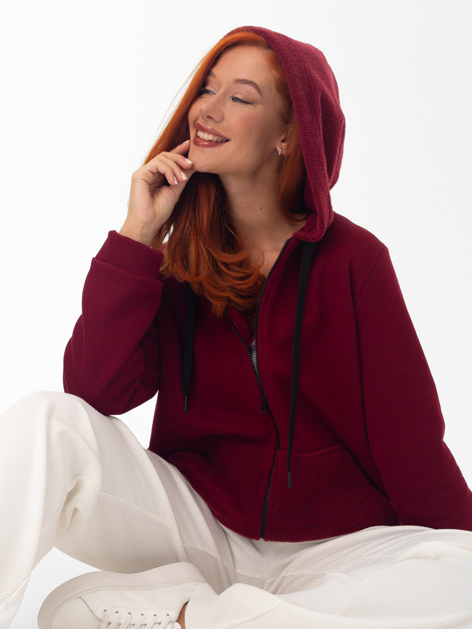 Толстовка женская футер начес 3-х нитка