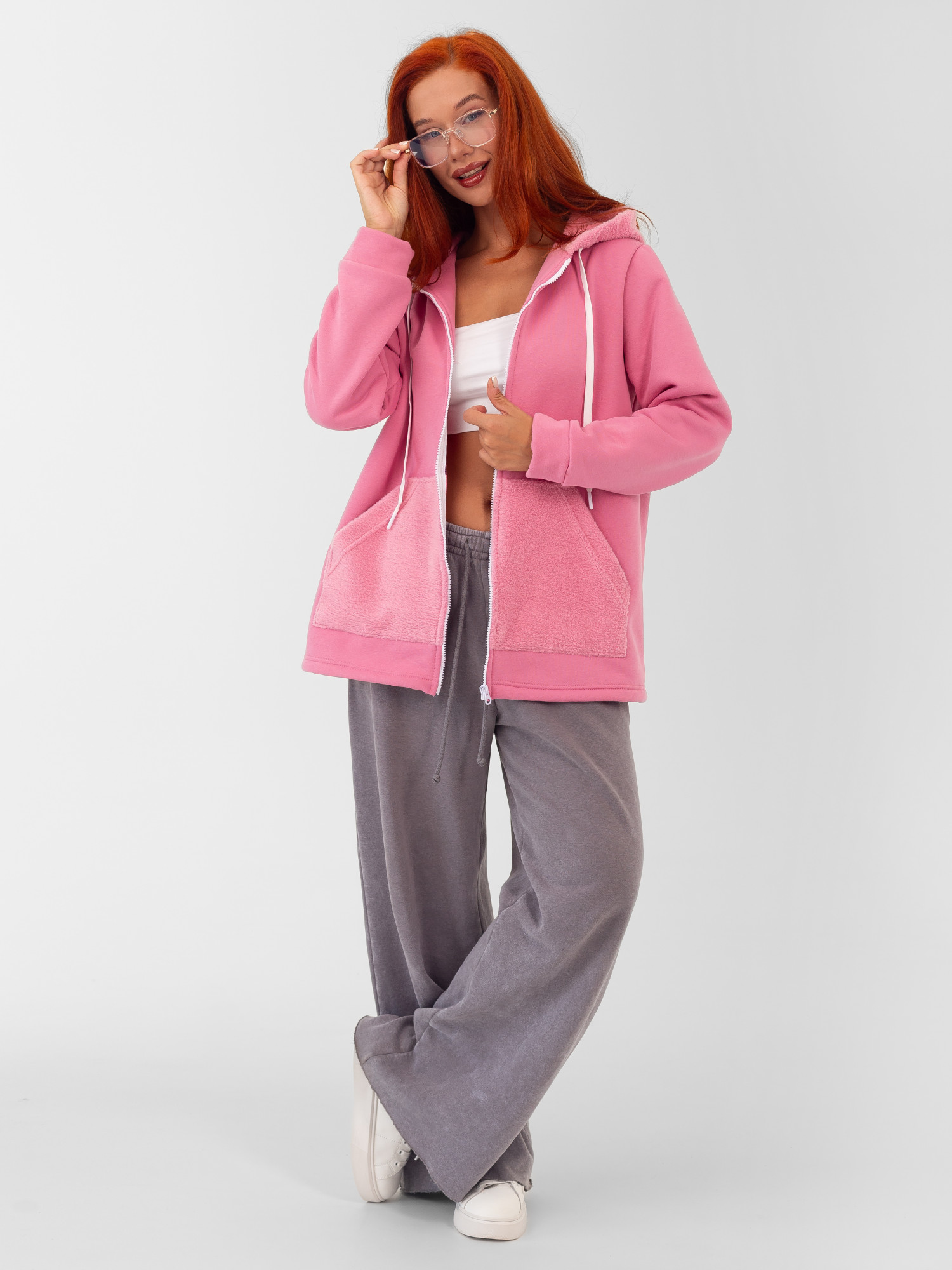 Толстовка женская футер начес 3-х нитка