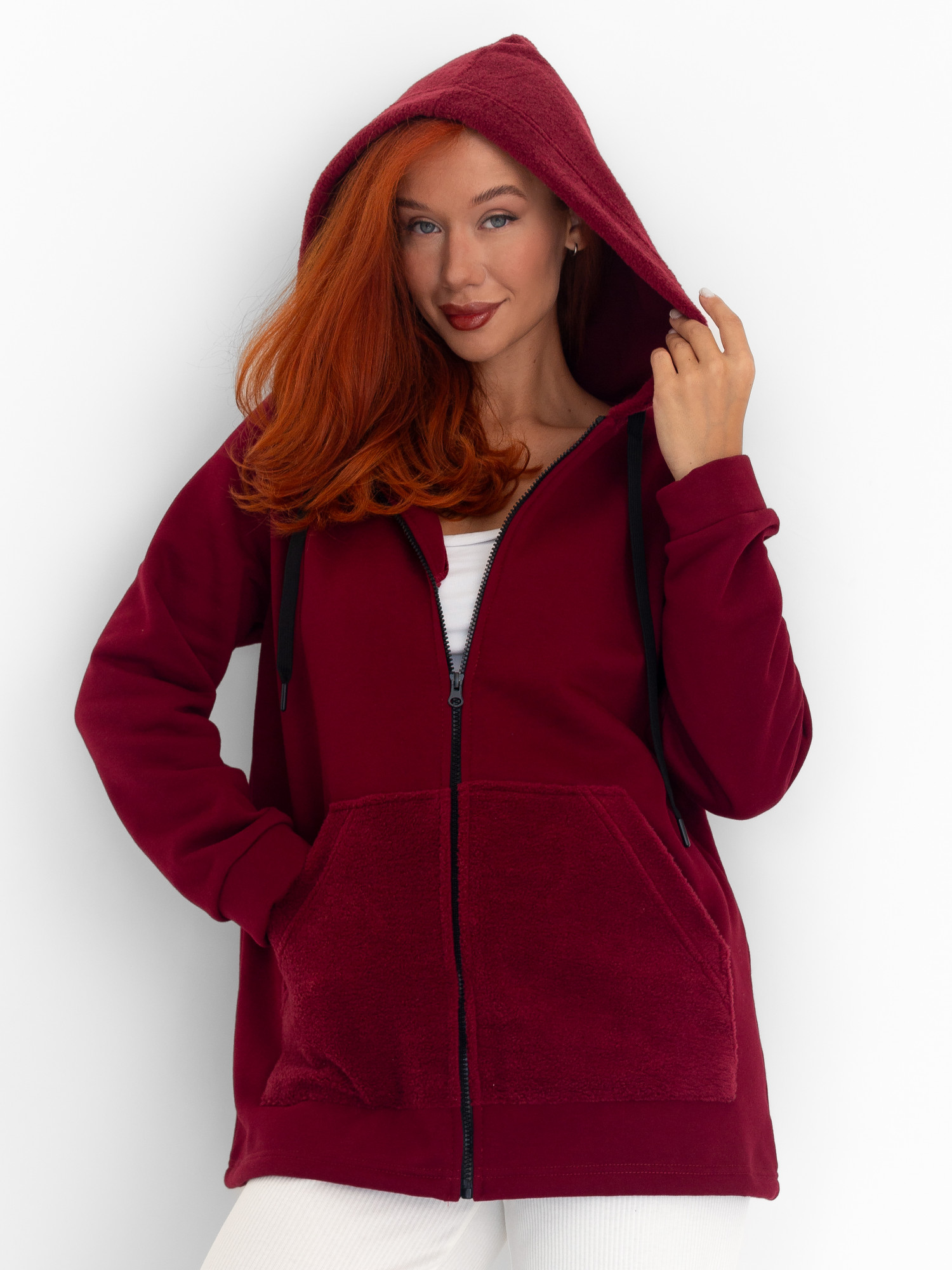 Толстовка женская футер начес 3-х нитка