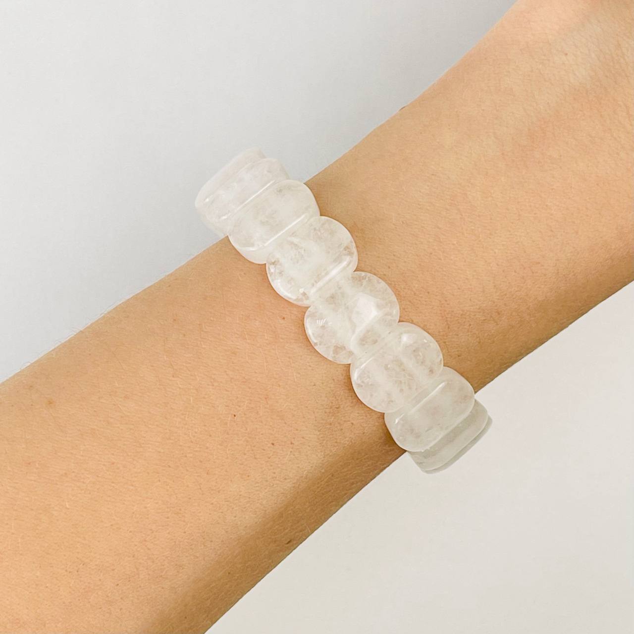 Радуга Самоцветов Браслет из молочного Кварца