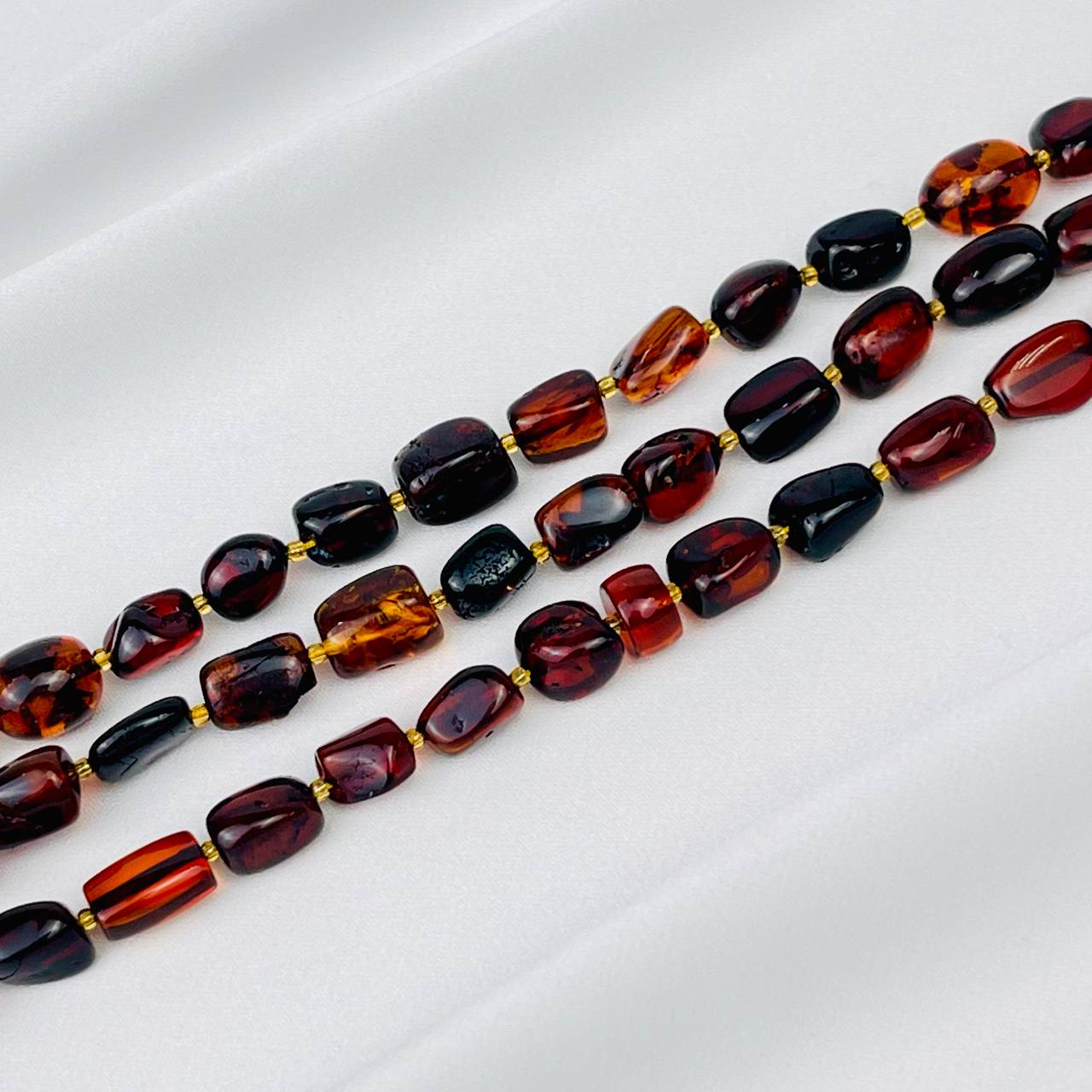 Радуга Самоцветов Бусины для украшений из Янтаря