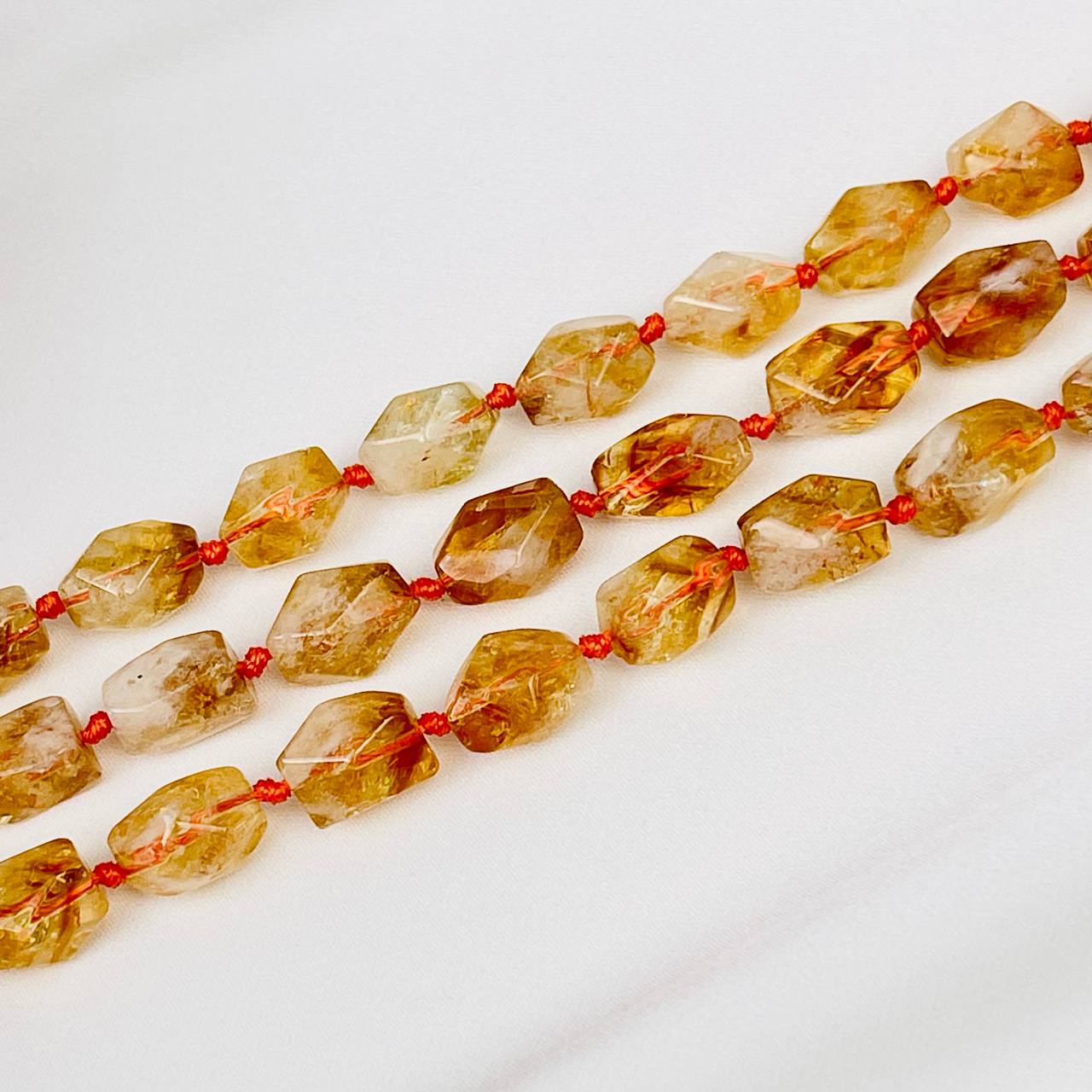 Радуга Самоцветов Бусины для украшений из Цитрина