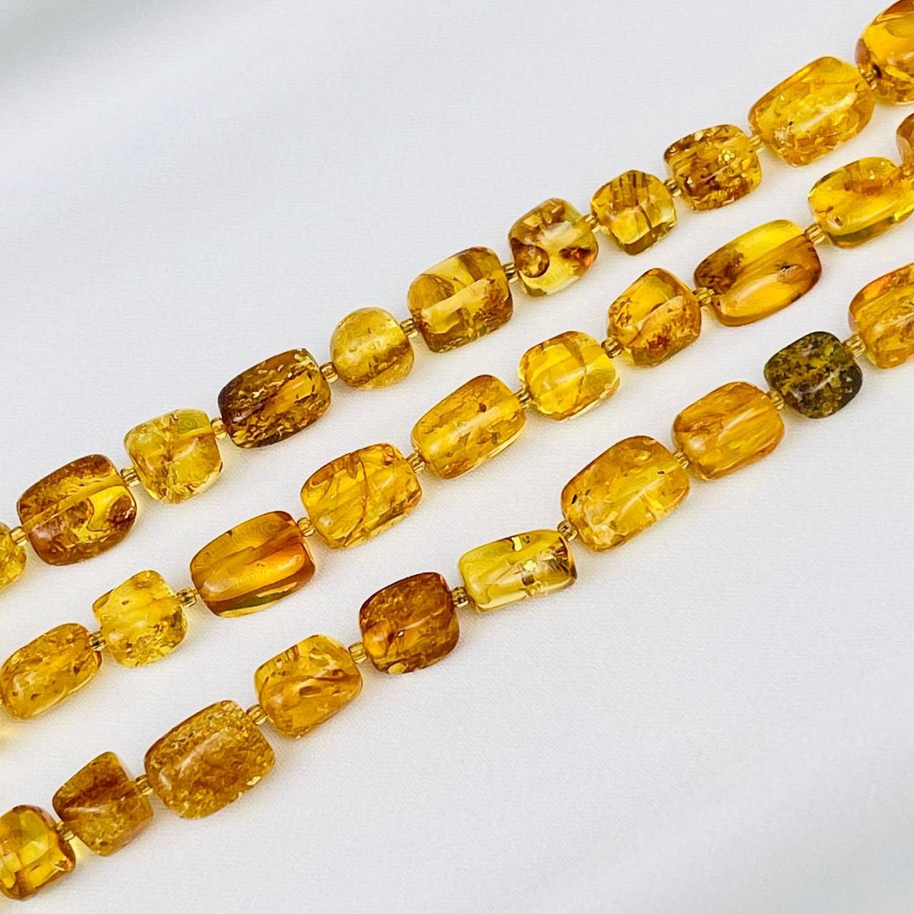 Радуга Самоцветов Бусины для украшений из Янтаря