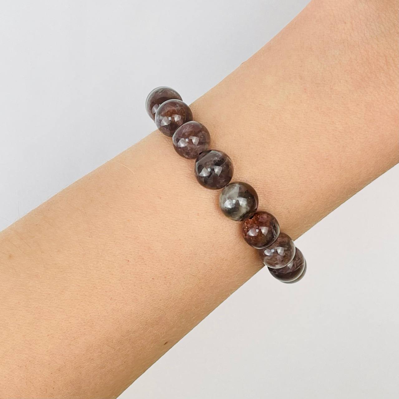 Радуга Самоцветов Браслет из Гелиолита (Солнечный камень)