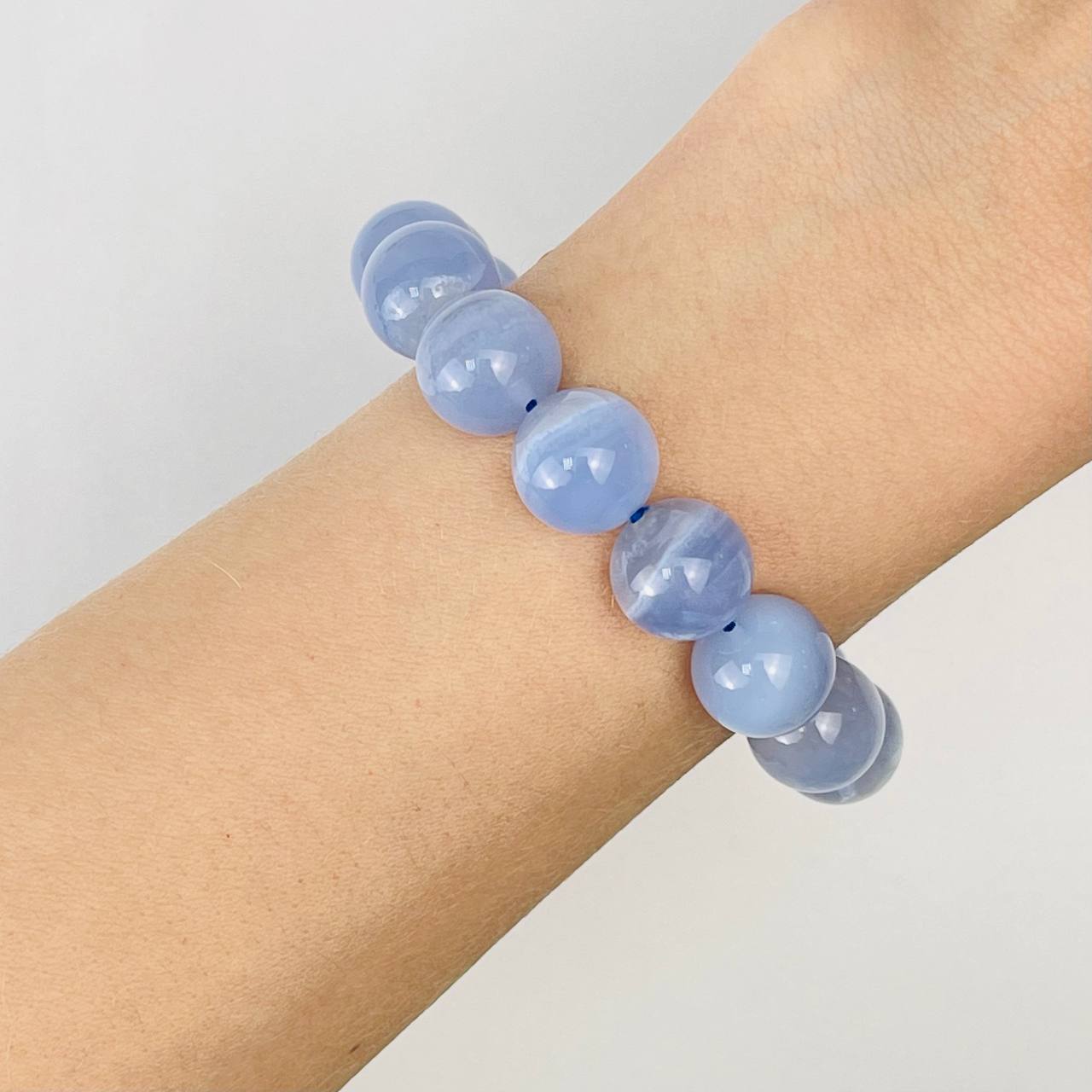 Радуга Самоцветов Браслет из Голубого агата