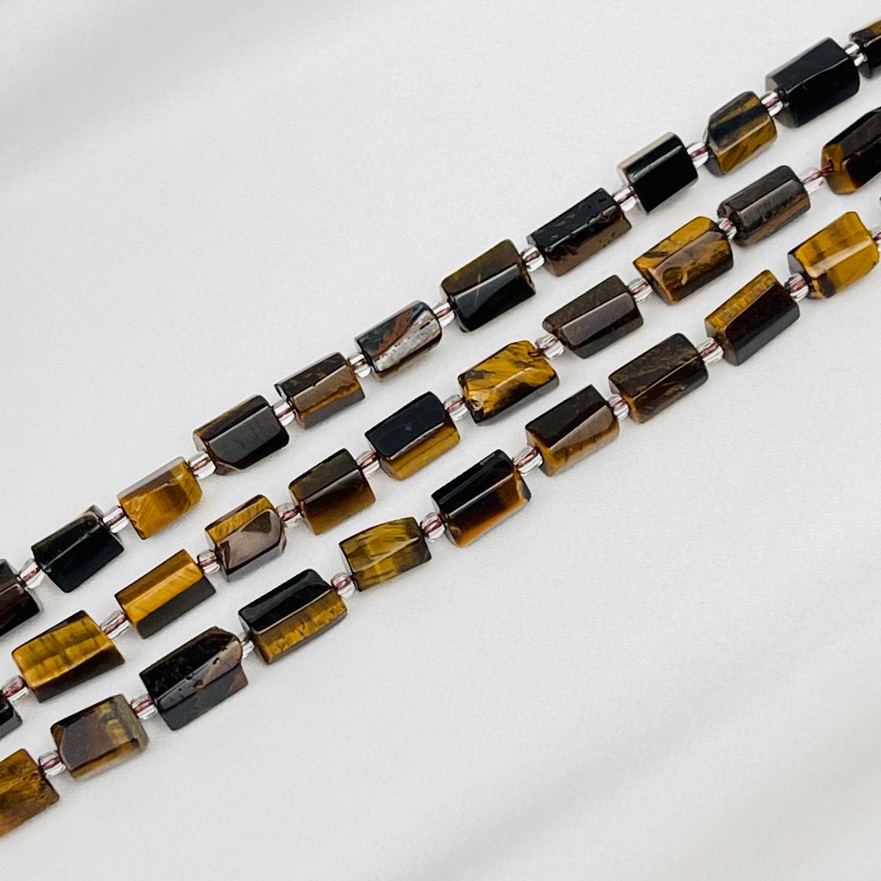 Радуга Самоцветов Бусины для украшений из Тигрового глаза