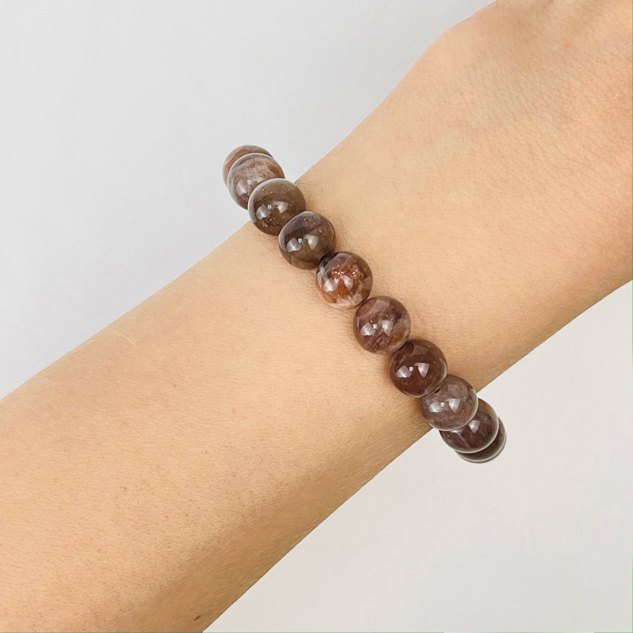 Радуга Самоцветов Браслет из Гелиолита (Солнечный камень)