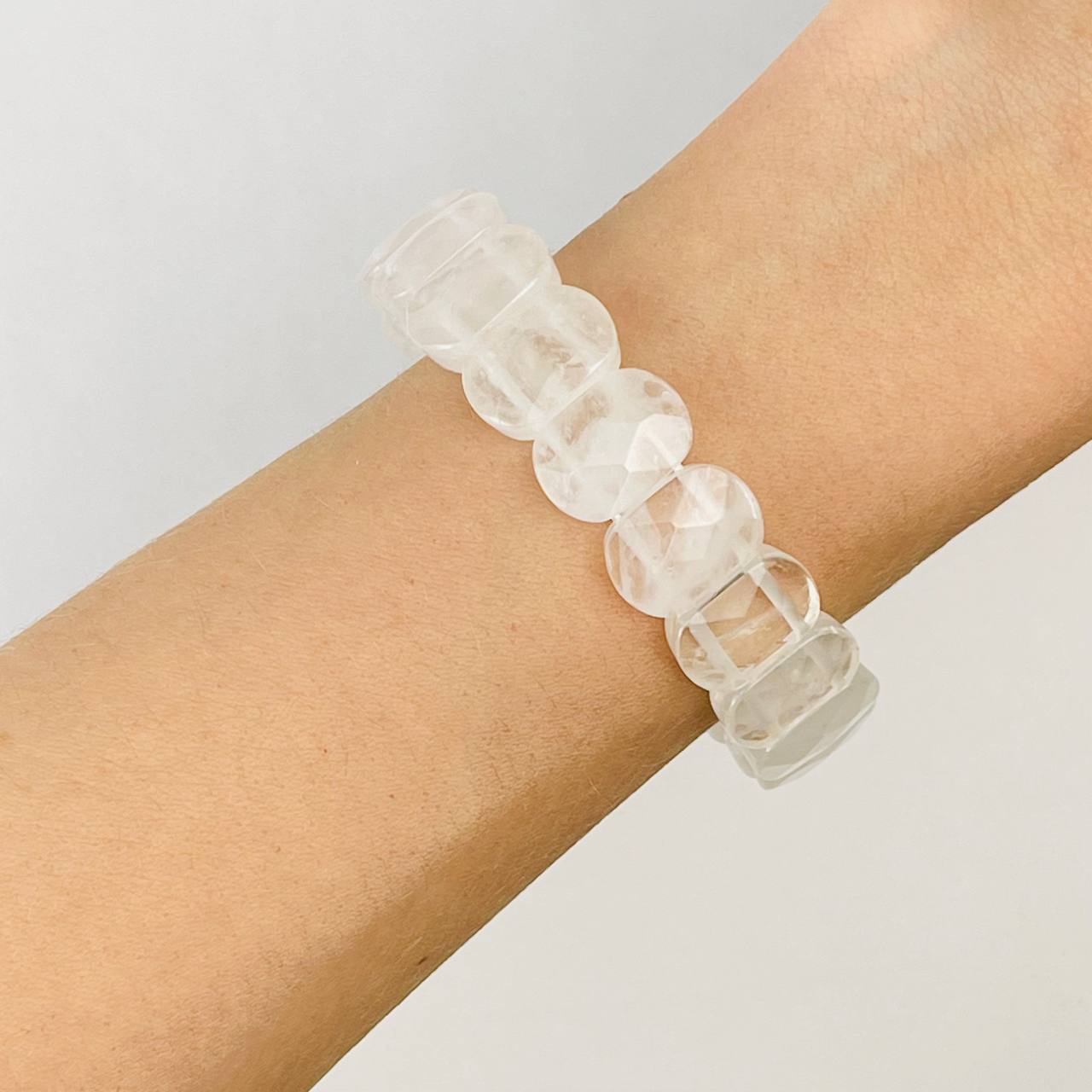 Радуга Самоцветов Браслет из молочного Кварца