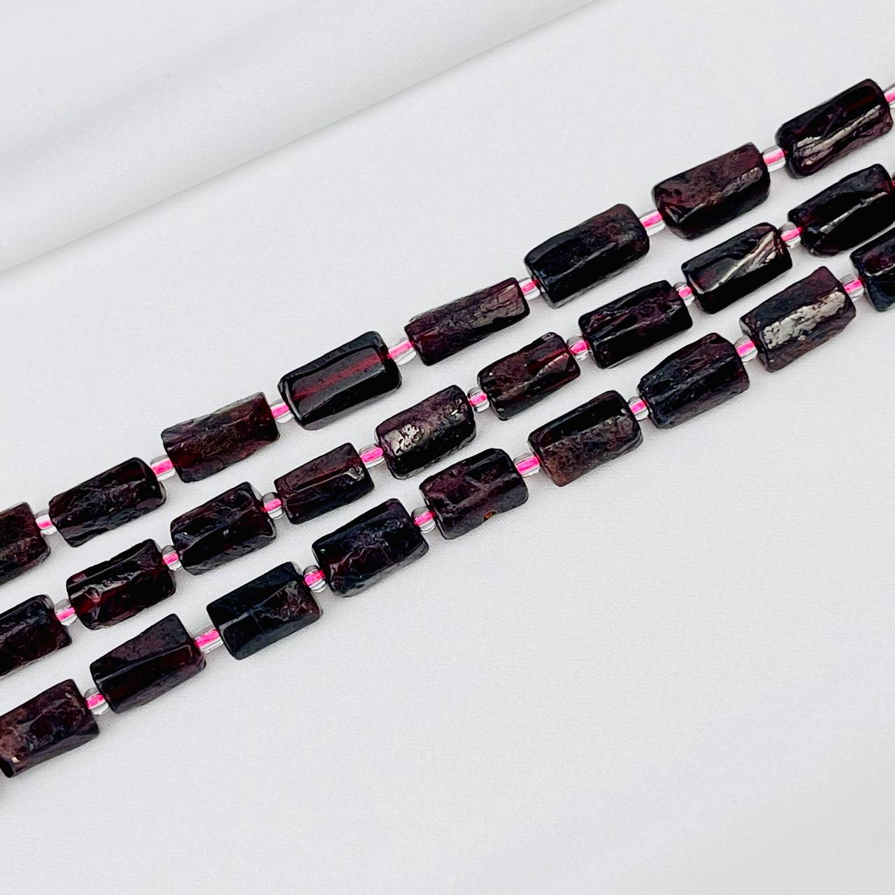 Радуга Самоцветов Бусины для украшений из Граната