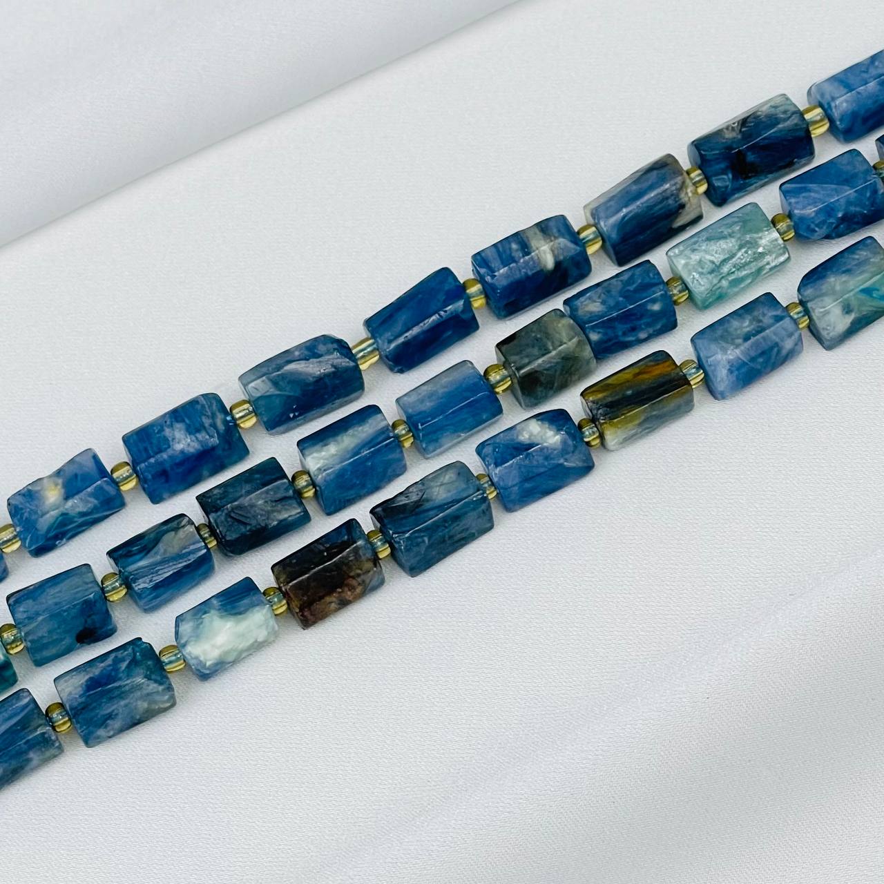 Радуга Самоцветов Бусины для украшений из Кианита