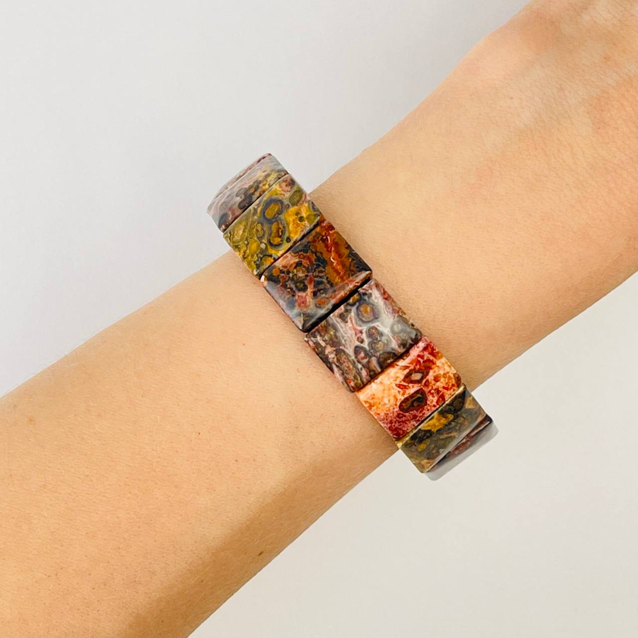 Радуга Самоцветов Браслет из леопардовой Яшмы