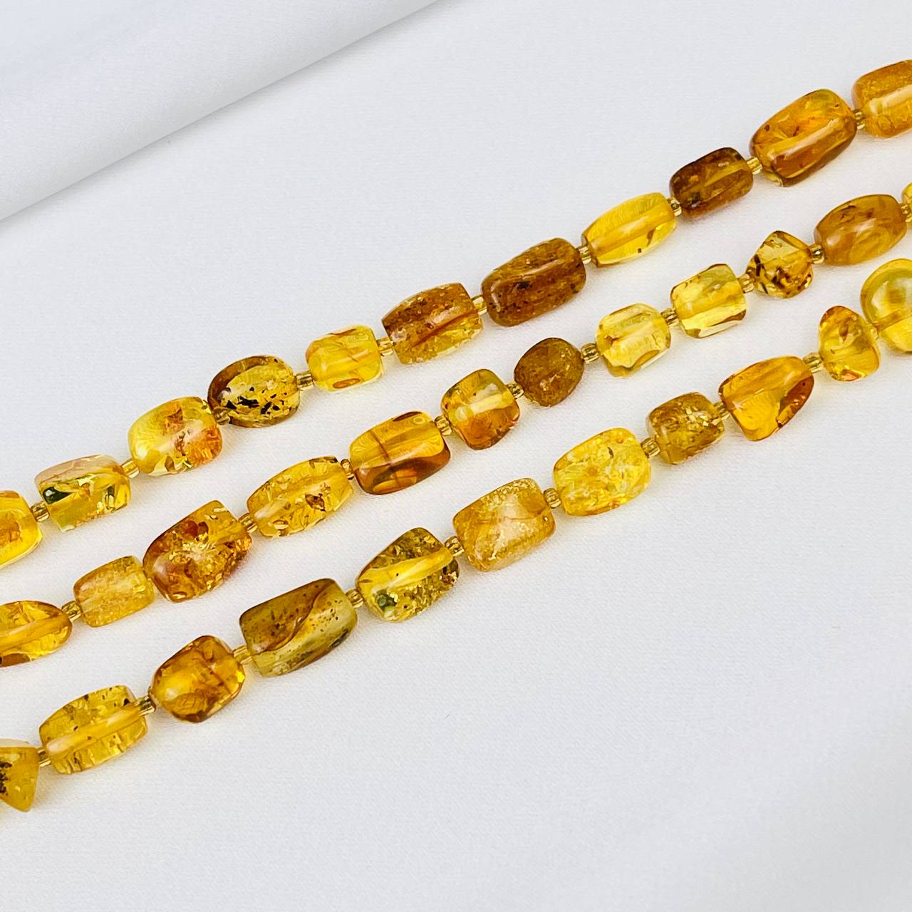 Радуга Самоцветов Бусины для украшений из Янтаря