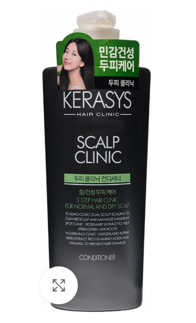 KERASYS SCALP CLINIC PROTEIN CONDITIONER Кондиционер для чувствительной и жирной кожи головы 750 мл