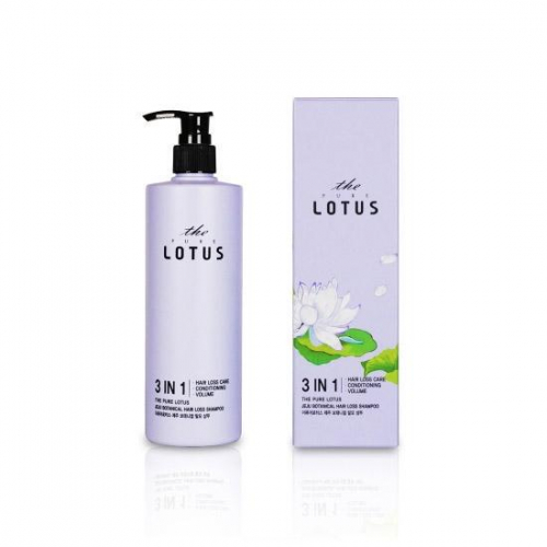 THE PURE LOTUS Jeju Botanical Hair Loss Shampoo Шампунь для укрепления, смягчения и объема волос, 420 мл. 